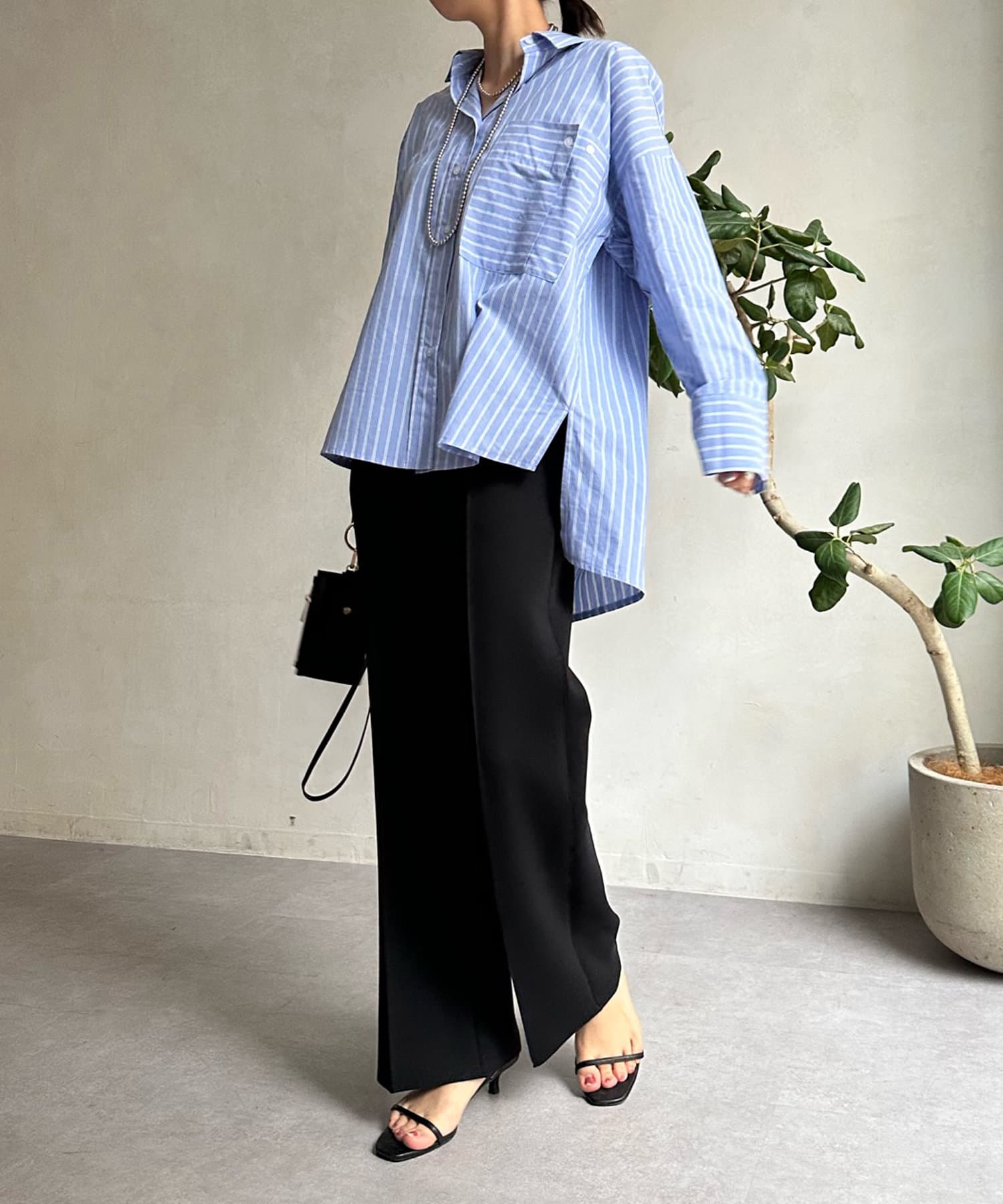 【売れ筋商品|||アガウド/AgAwd】Stripe Shirt（ストライプシャツ）[2417-771480]【送料無料】 AGAWD 【アガウド/AgAwd】Stripe Shirt（ストライプシャツ