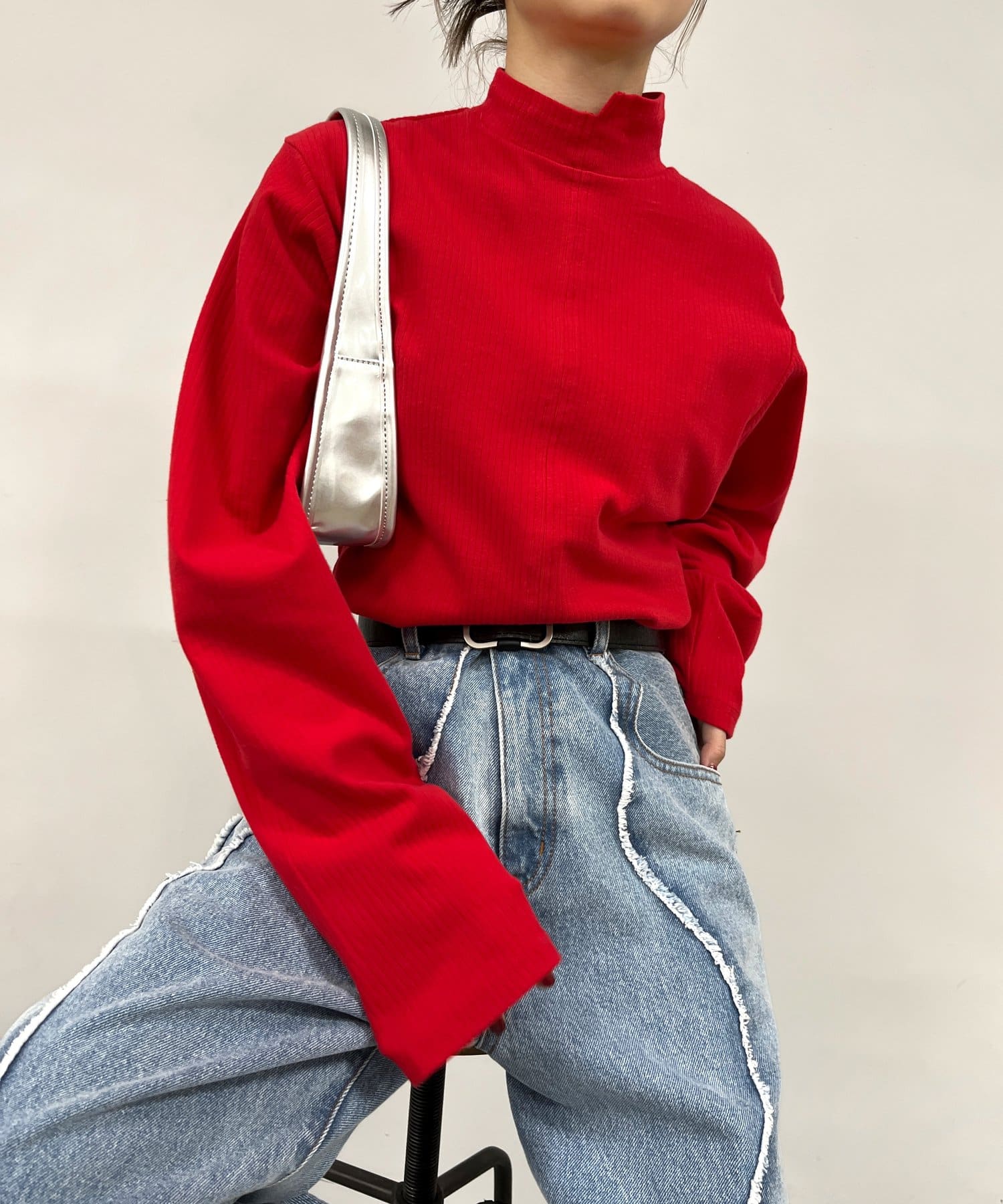 WHO’S WHO gallery(フーズフーギャラリー) スライドリブトップス