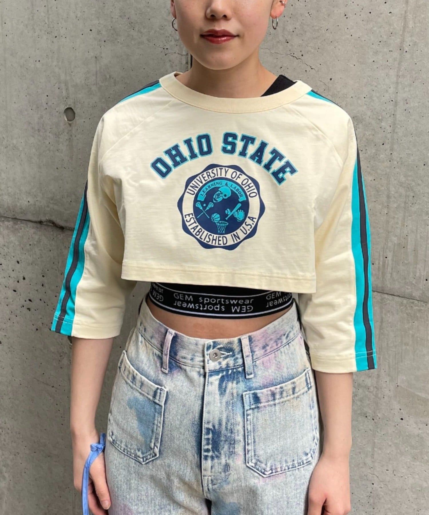 GEM】ショート丈ショルダーラインロゴT CIAOPANIC(チャオパニック)レディース PAL CLOSET(パルクローゼット)  パルグループ公式ファッション通販サイト