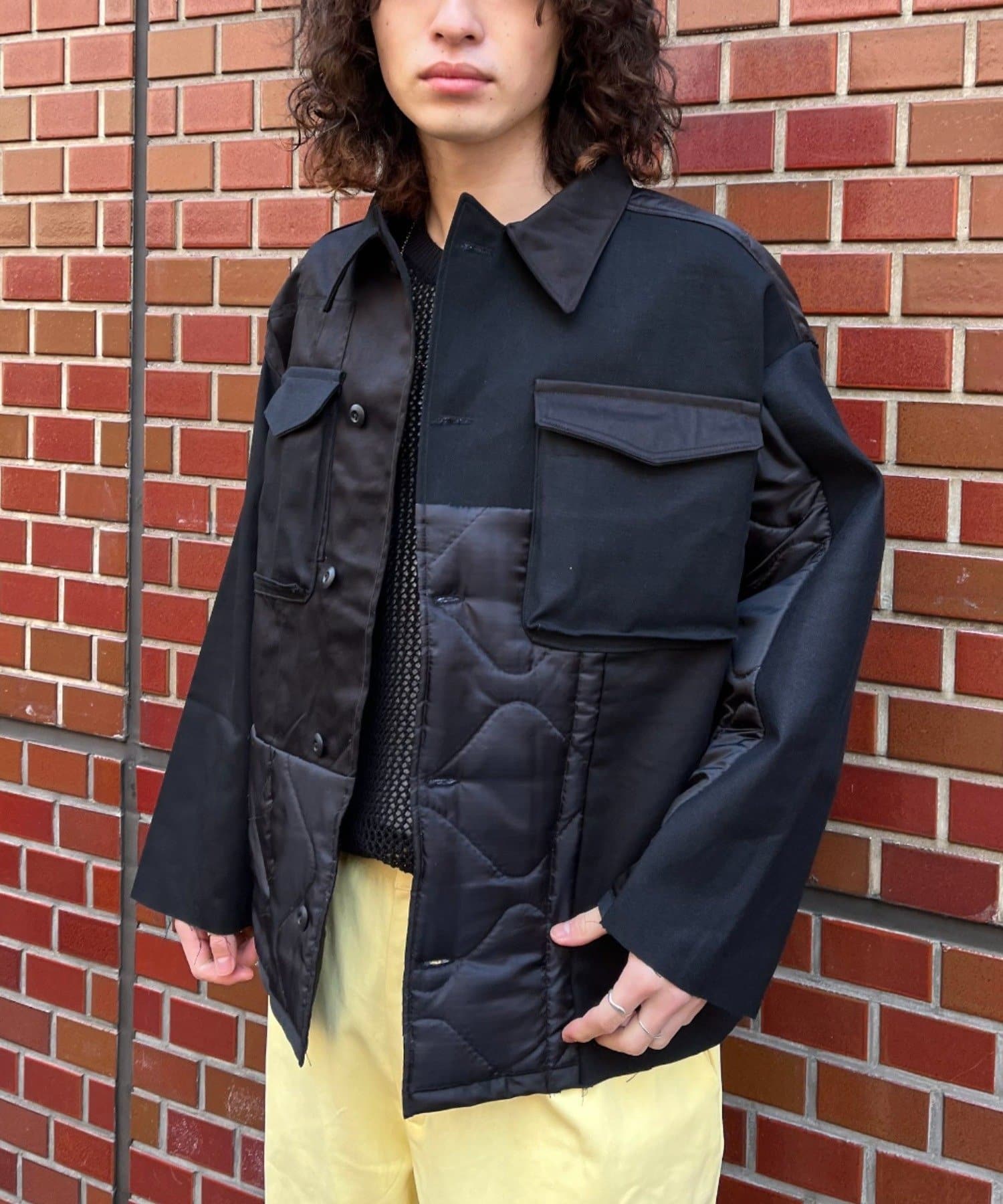 THRIFTY LOOK】patch work futigue jacket | CIAOPANIC(チャオパニック