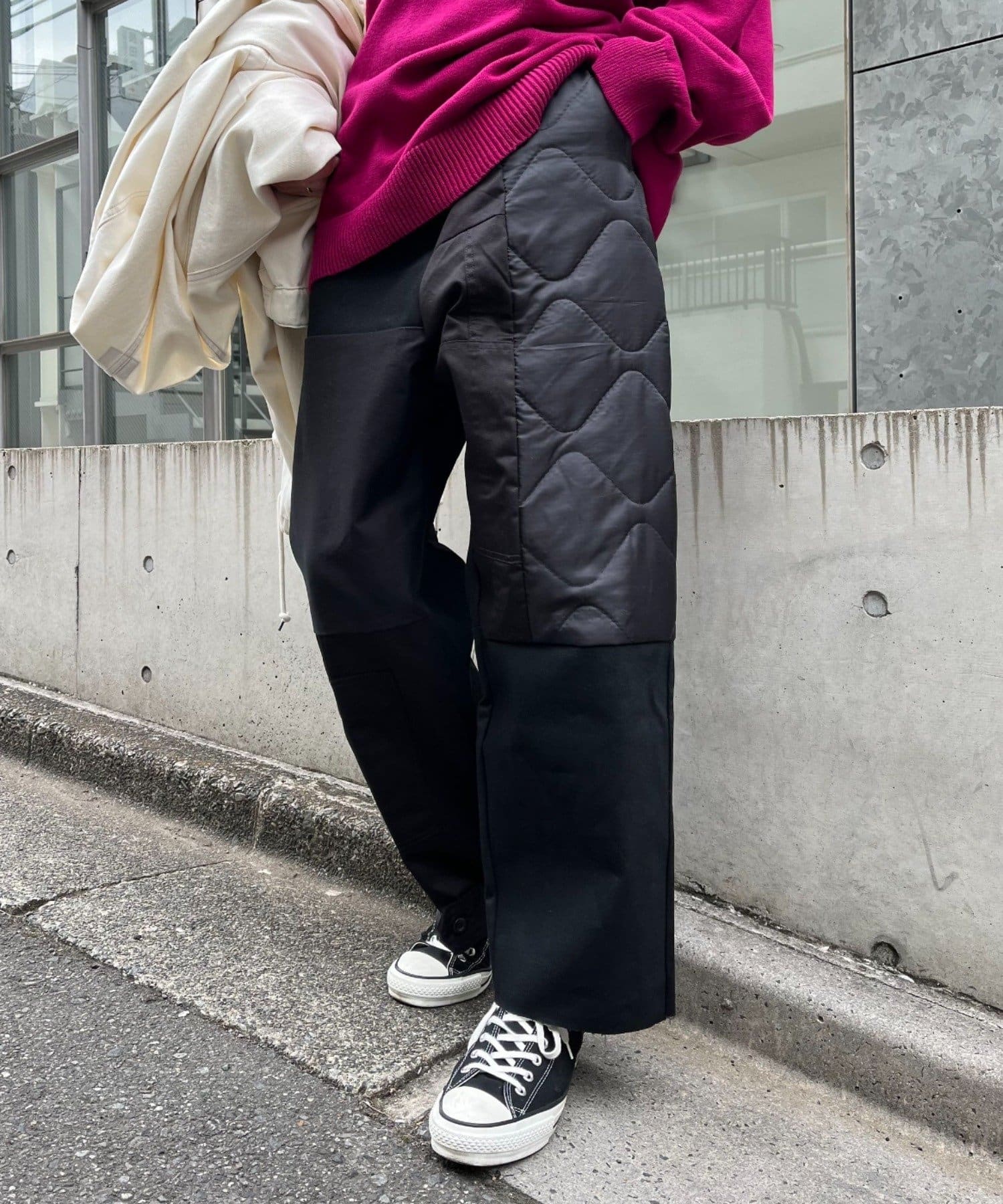 THRIFTY LOOK】patch work easy pant | CIAOPANIC(チャオパニック