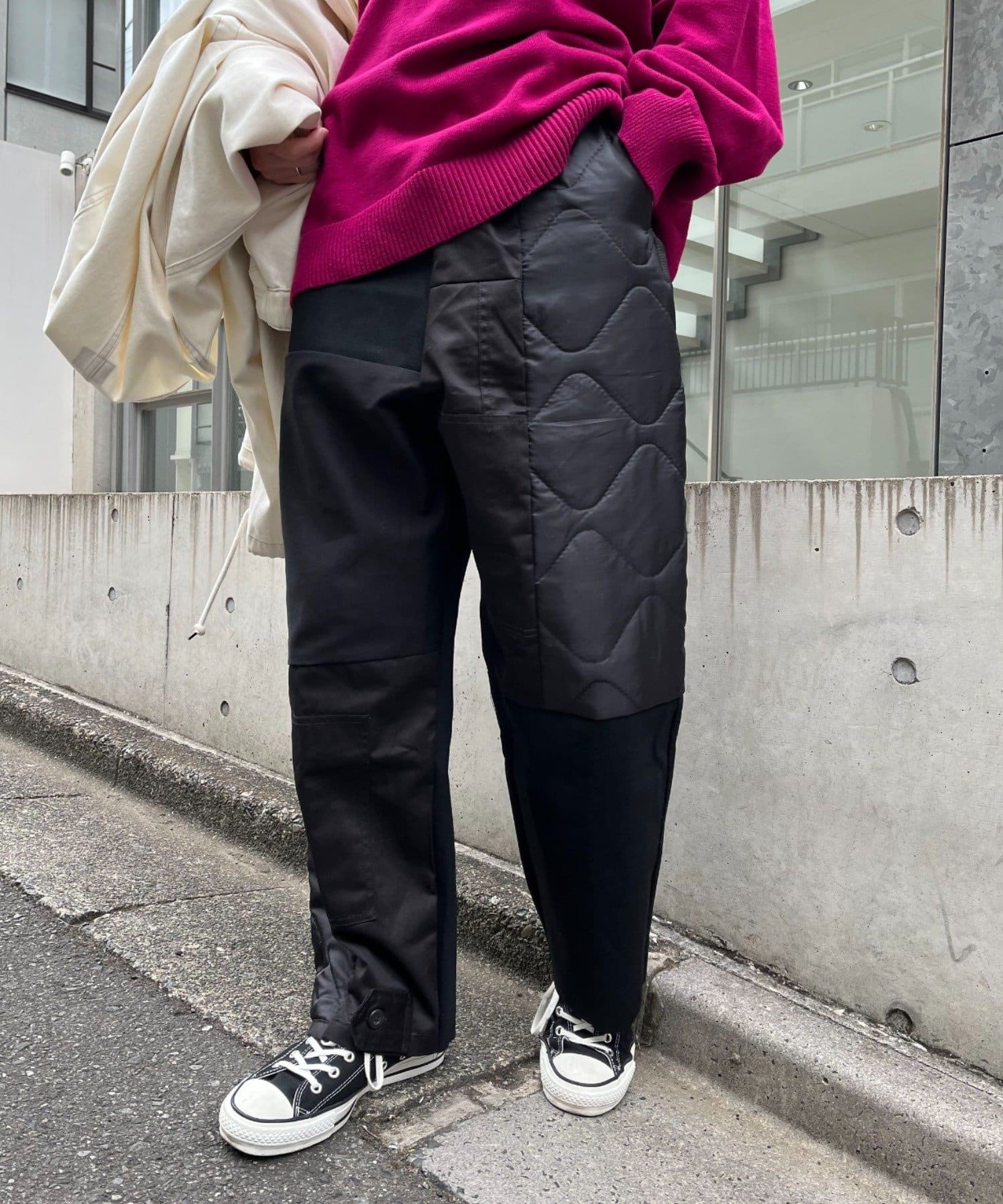 THRIFTY LOOK】patch work easy pant | CIAOPANIC(チャオパニック