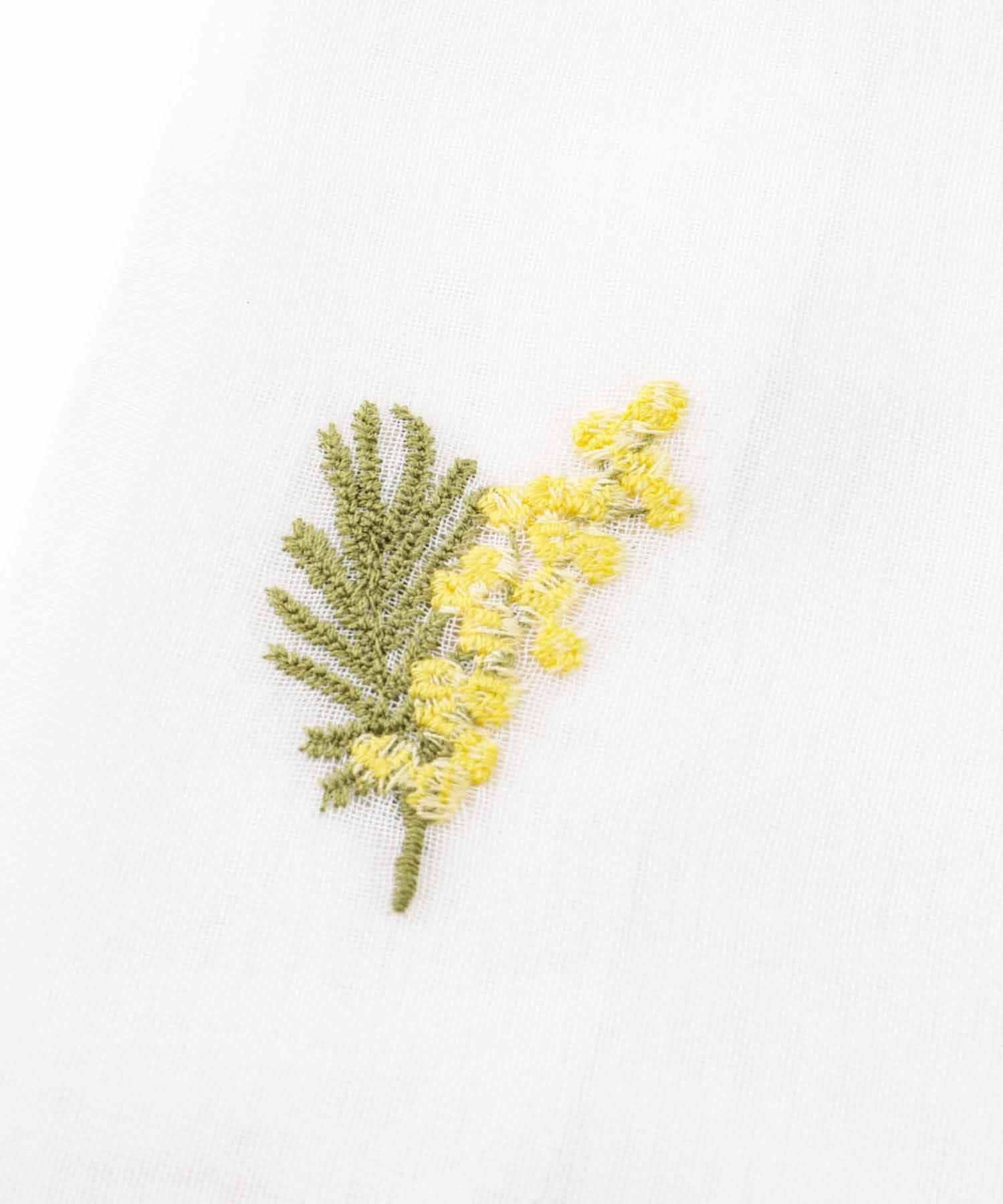 salut!(サリュ) 【mimosa】刺繍マルシェバッグ