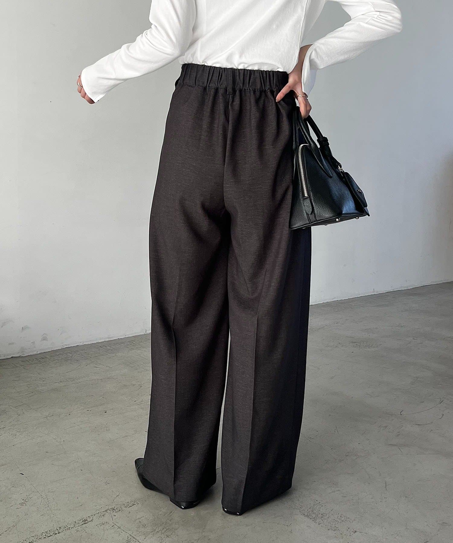 CAPRICIEUX LE'MAGE(カプリシュレマージュ) 【累計2.5万本！】【新色追加】2タックワイドパンツ