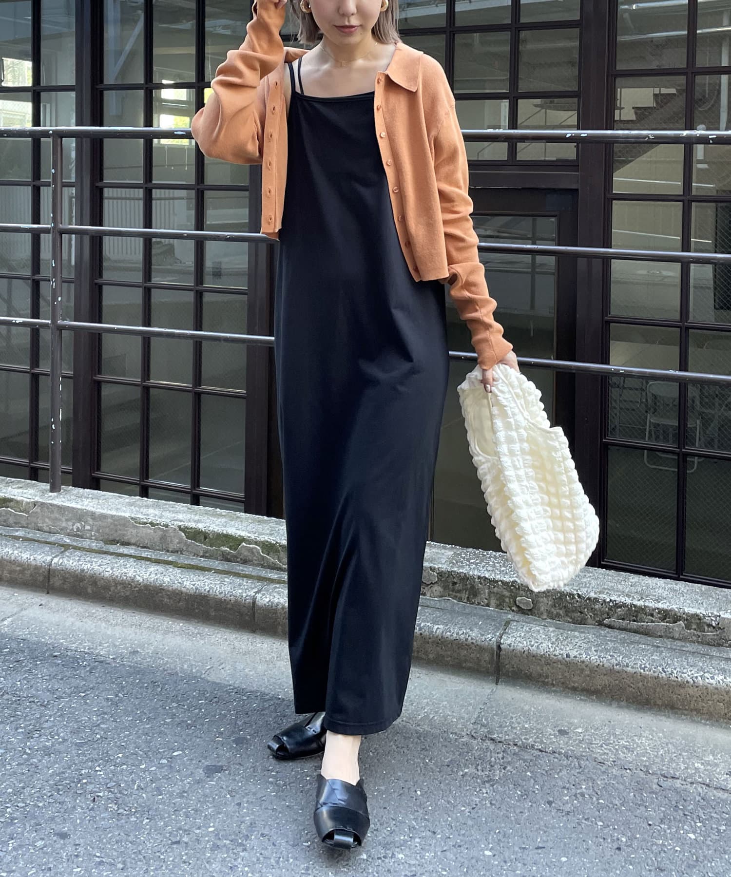 CAPRICIEUX LE'MAGE】襟付チビカーディガン | OUTLET