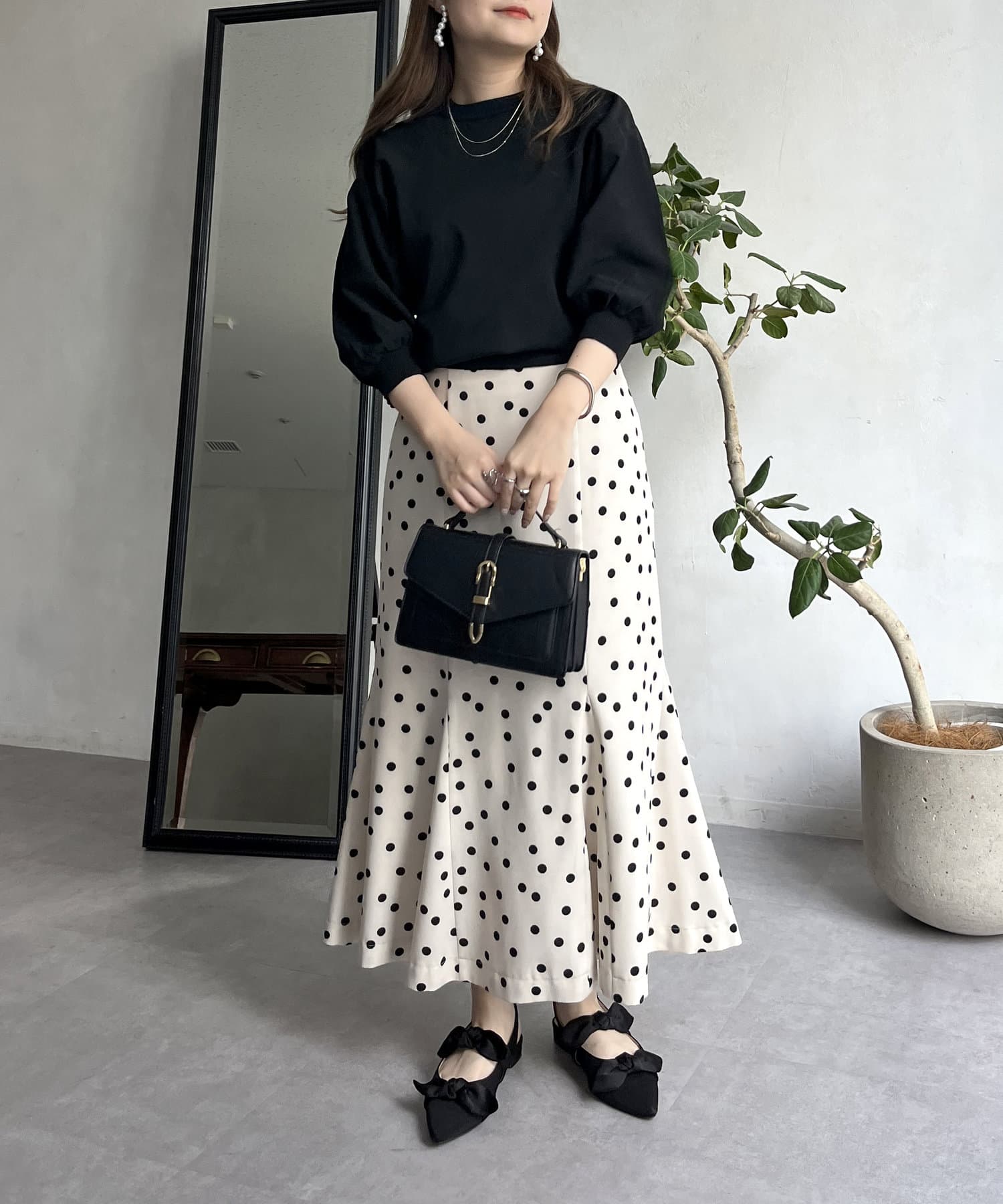 prose verse(プロズヴェール) ラグラン3Dボリュームスリーブニット