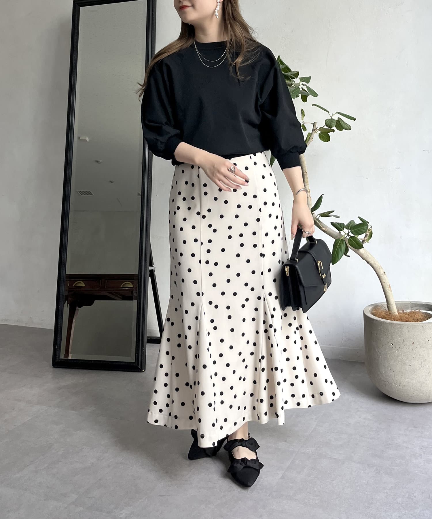 prose verse(プロズヴェール) ラグラン3Dボリュームスリーブニット