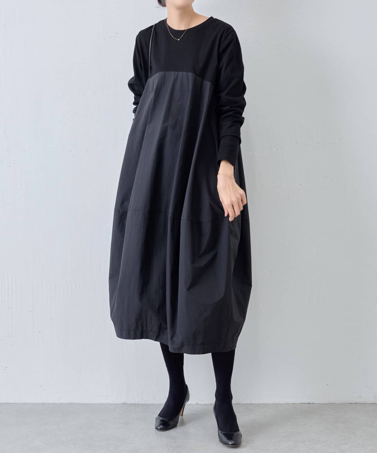 BEARDSLEY(ビアズリー) 《2サイズ展開・オケージョンにも使える》マルワンピ
