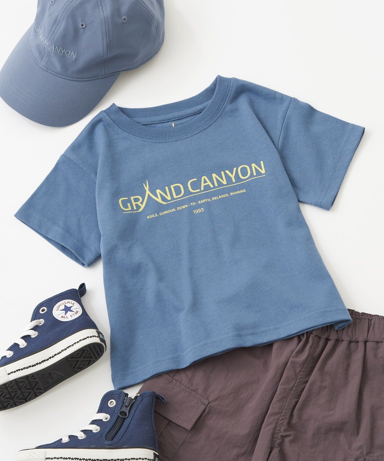 GRAND CANYON】【KIDS】TC空紡天竺半袖プリントTEE | CIAOPANIC TYPY 