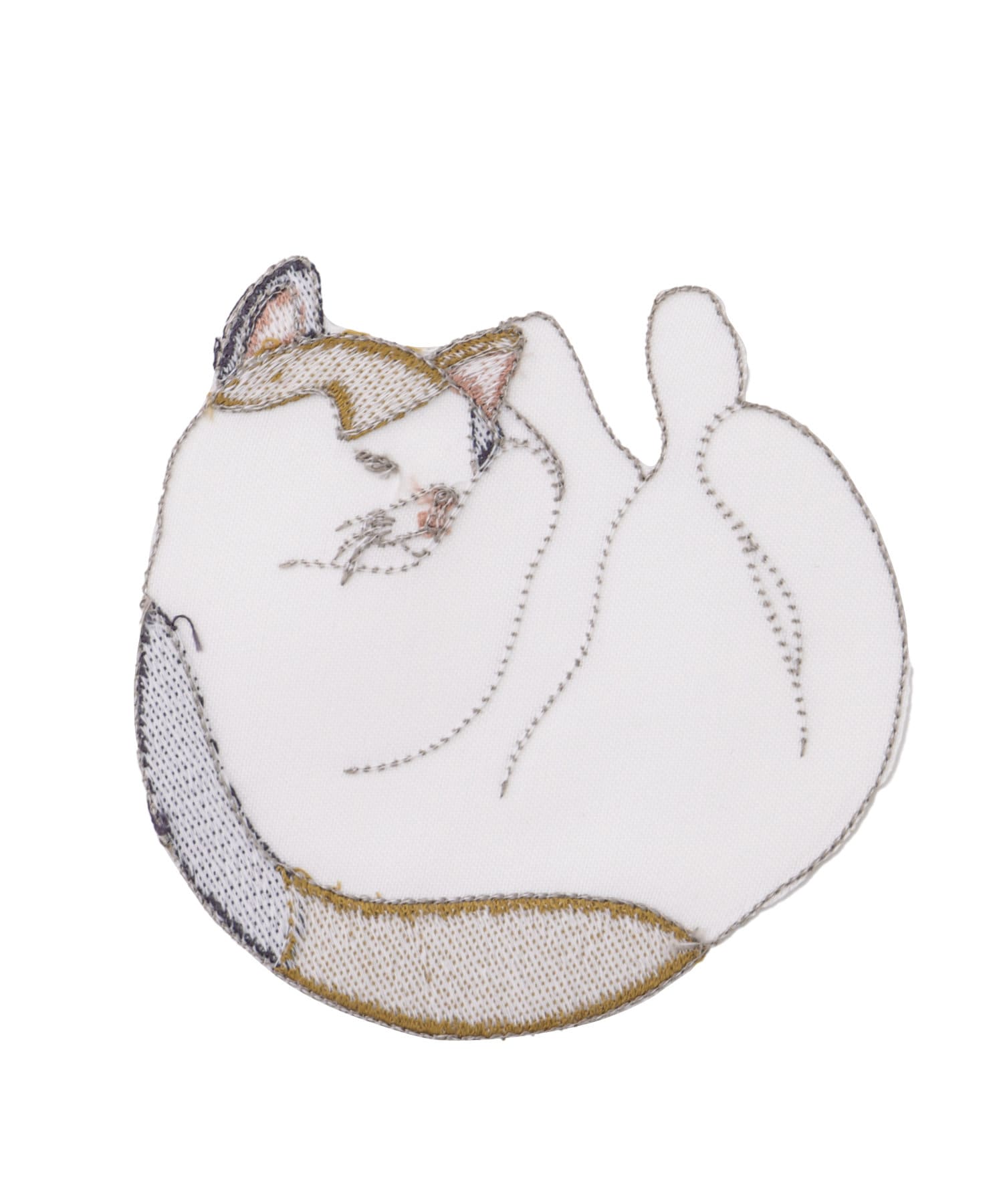salut!(サリュ) 【cats】眠る猫のドイリー10cm（ミケ）