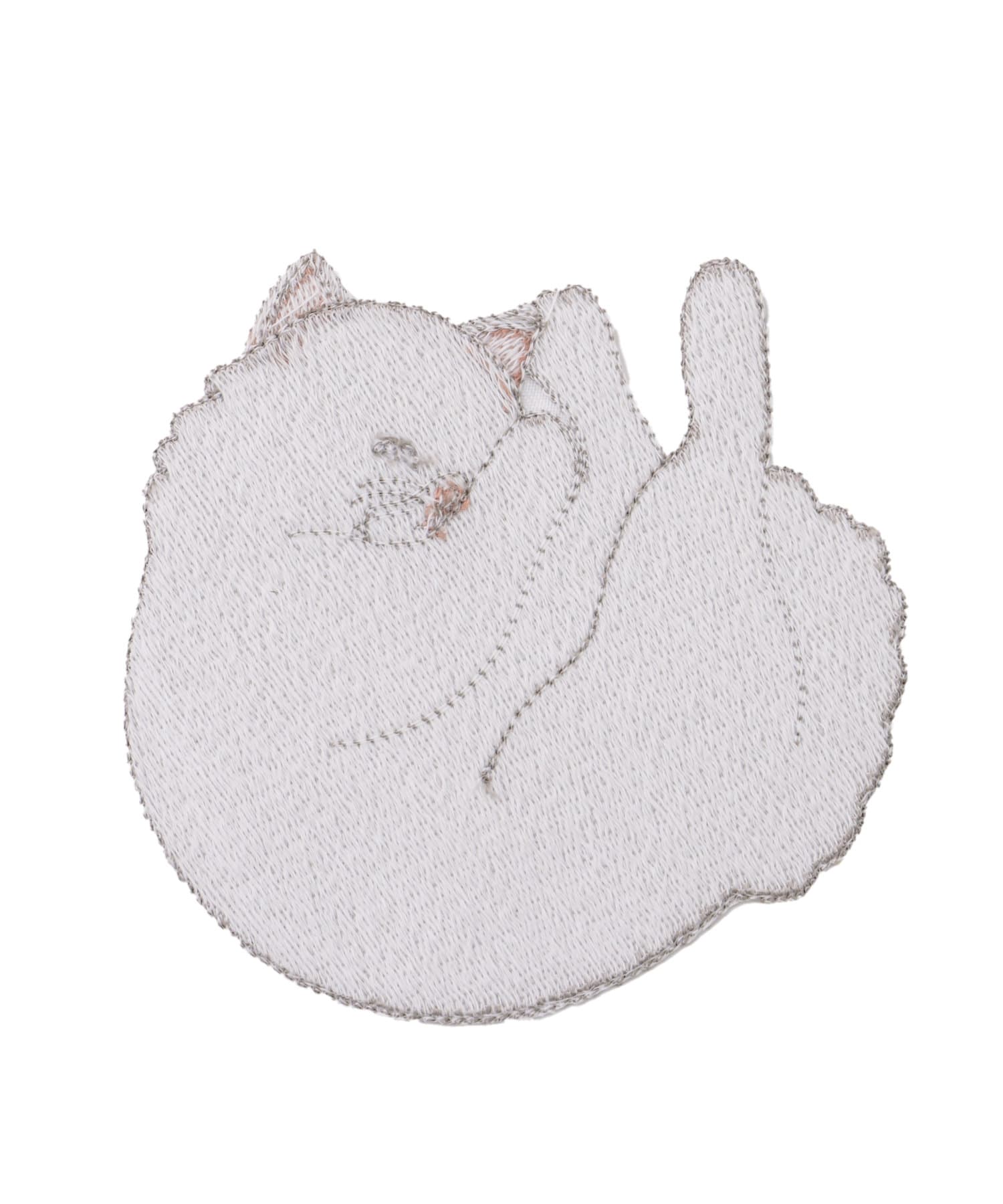 salut!(サリュ) 【cats】眠る猫のドイリー10cm（フサフサ）
