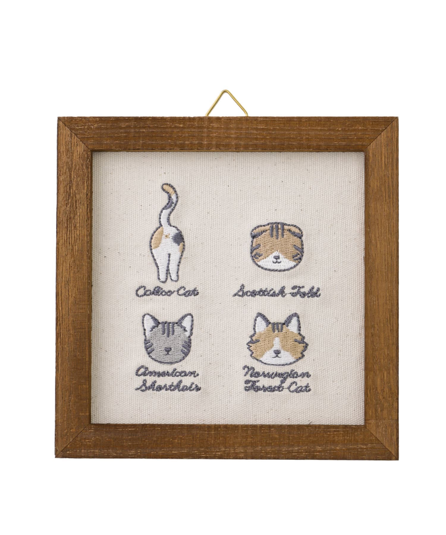 cats】ねこ刺繍パネル（４タイプ） | salut!(サリュ)ライフスタイル