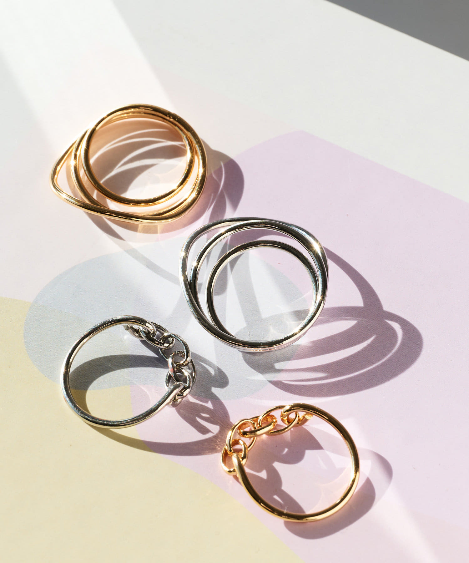 un dix cors(アンディコール) 【GOLDY（ゴールディ）】２SETリング