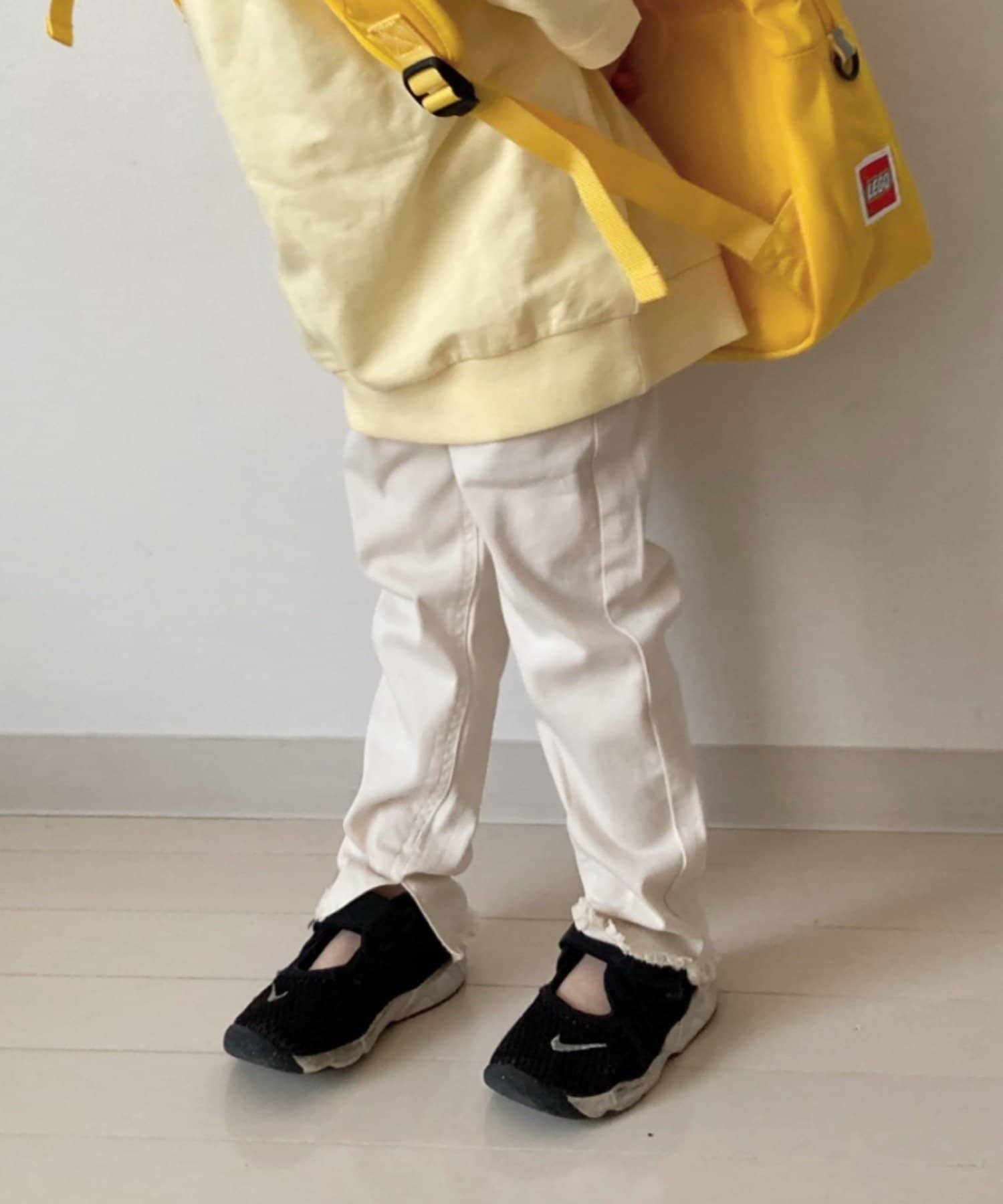 KIDS】むら染めフェードカラー裾スリットフリンジレギパン | CIAOPANIC 