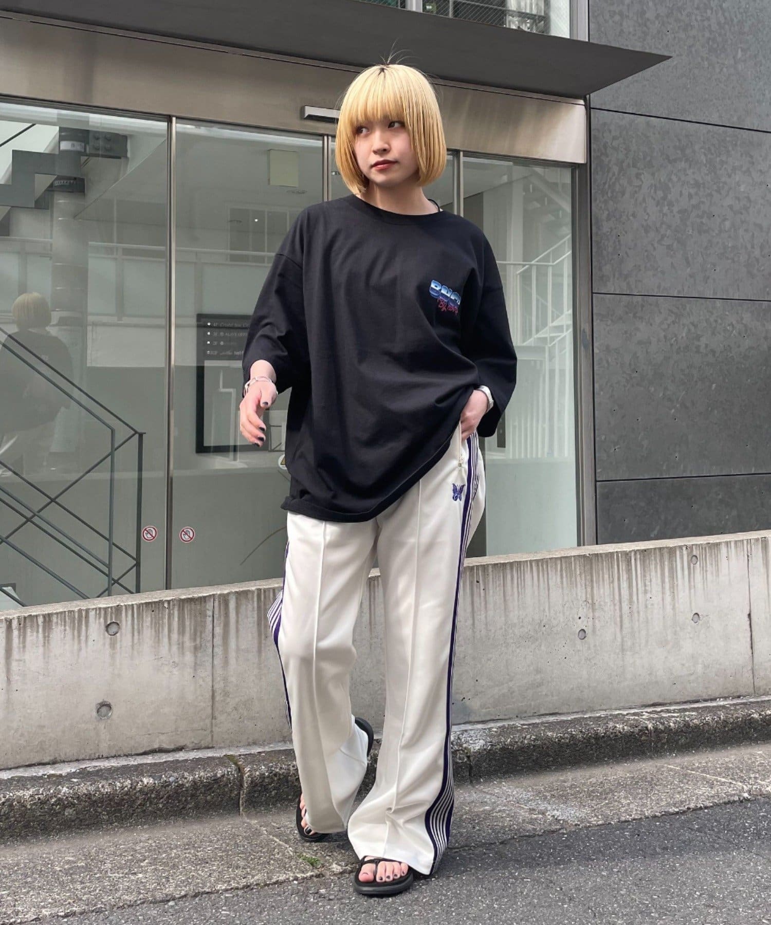 NEEDLESBoot Cut Track Pant Poly Smooth   CIAOPANICチャオ