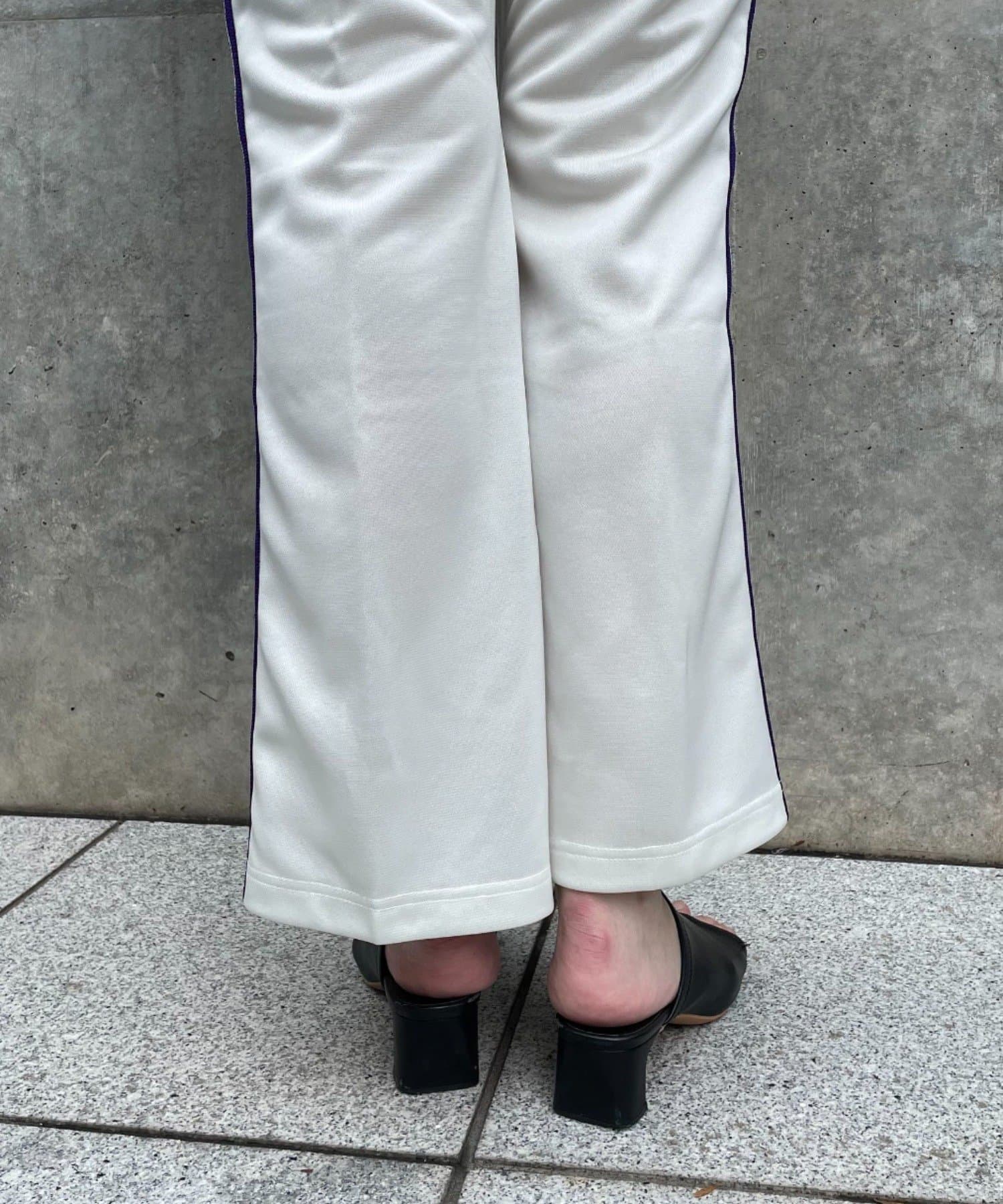 CIAOPANIC(チャオパニック) 【NEEDLES】Boot-Cut Track Pant Poly Smooth