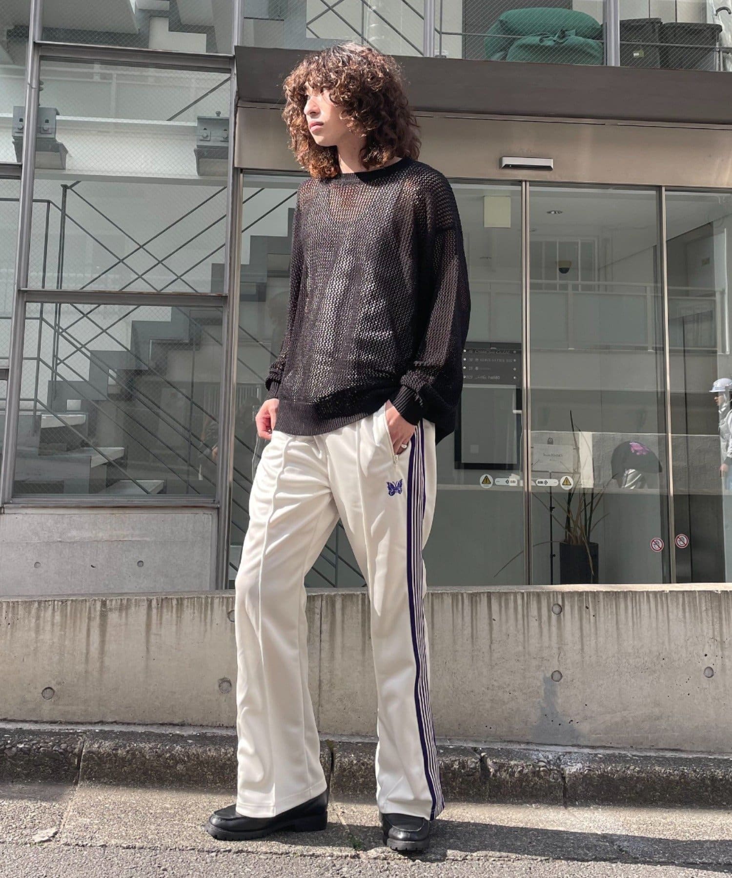 NEEDLES】Boot-Cut Track Pant Poly Smooth | CIAOPANIC(チャオ