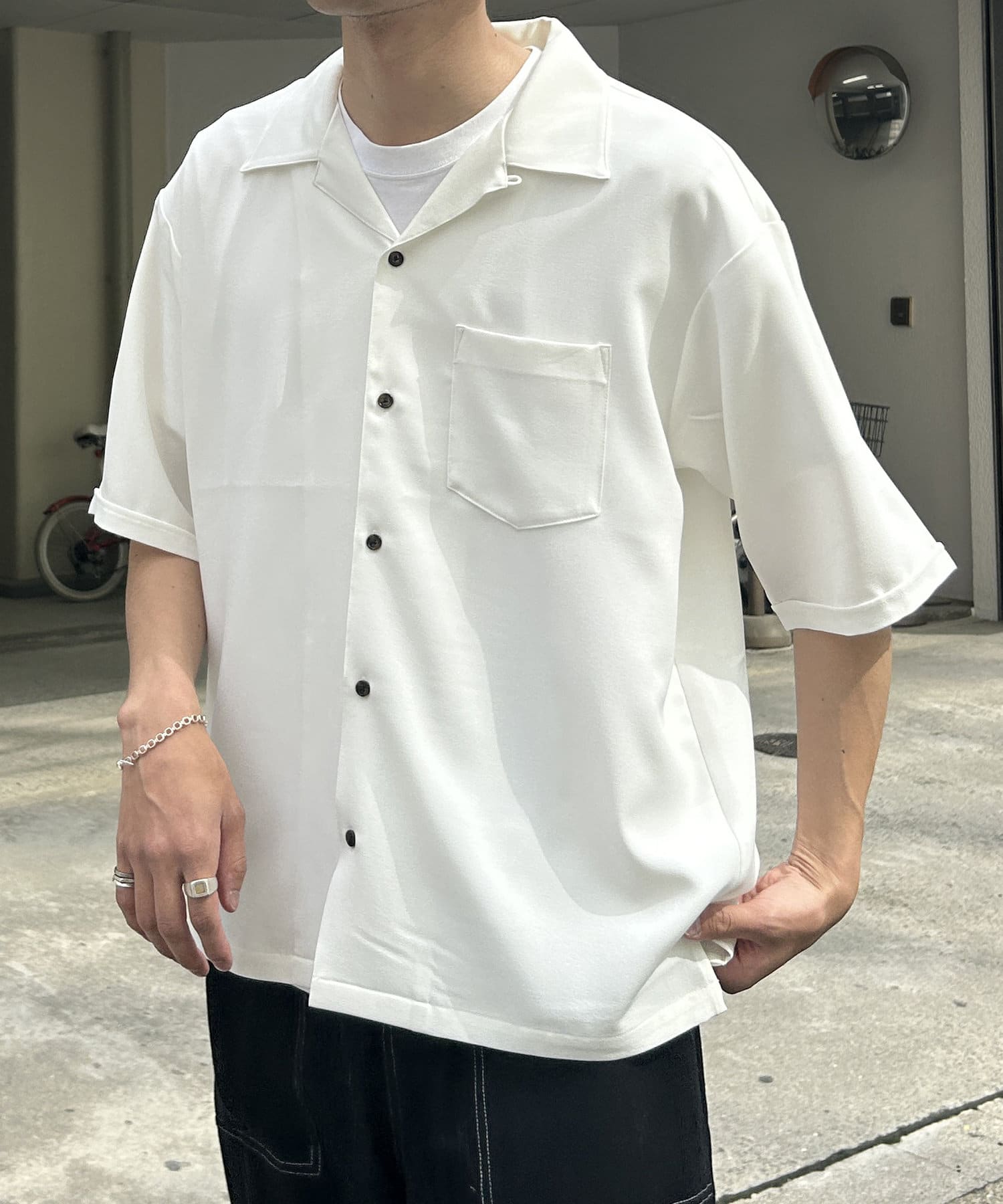 杢調半袖開襟シャツ | CPCM(シーピーシーエム)メンズ | PAL CLOSET