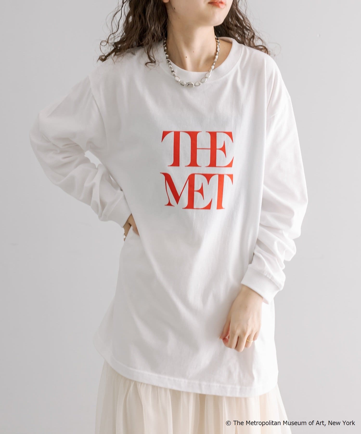 限定Ｗ特典付属 今季♡THE MET ロングTシャツ ロンT オーバーサイズ