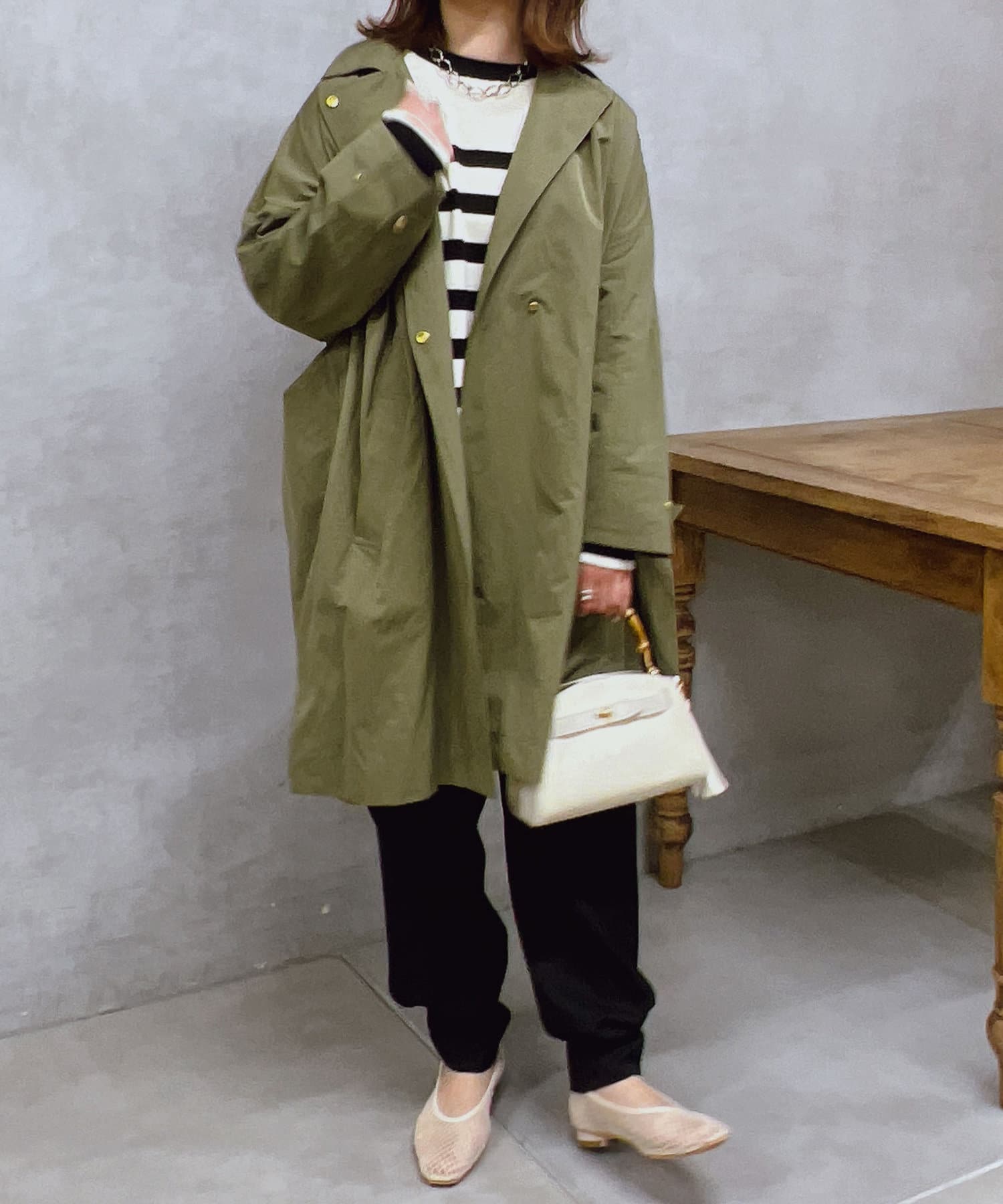 ARTS&SCIENCE テントコート Tent line coat2-