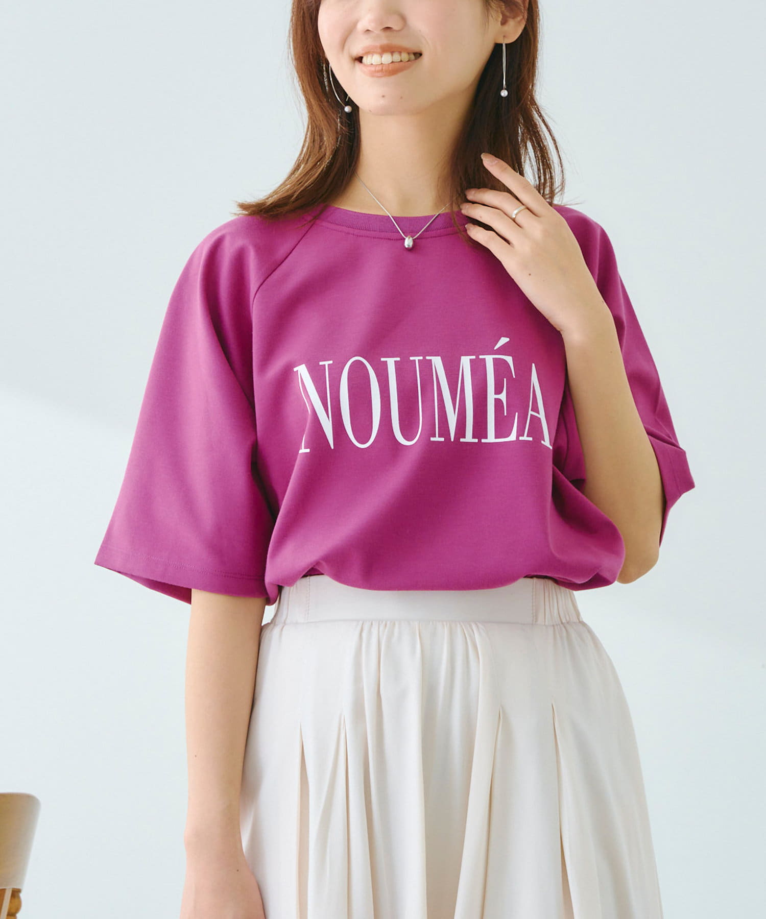 Chez toi(シェトワ) ポンチラグランロゴT