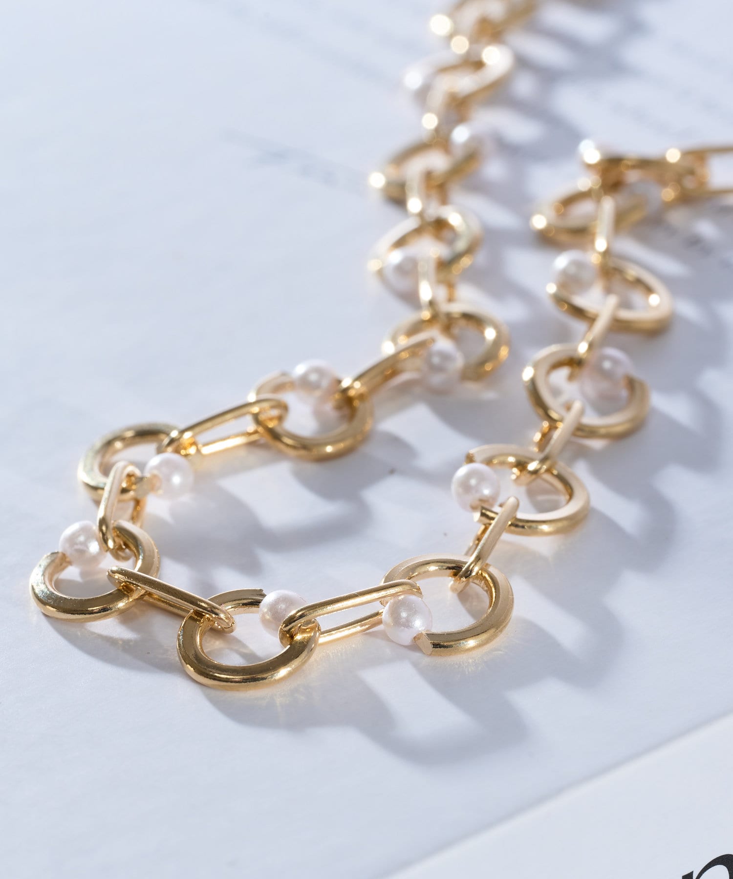 un dix cors(アンディコール) リングパールネックレス