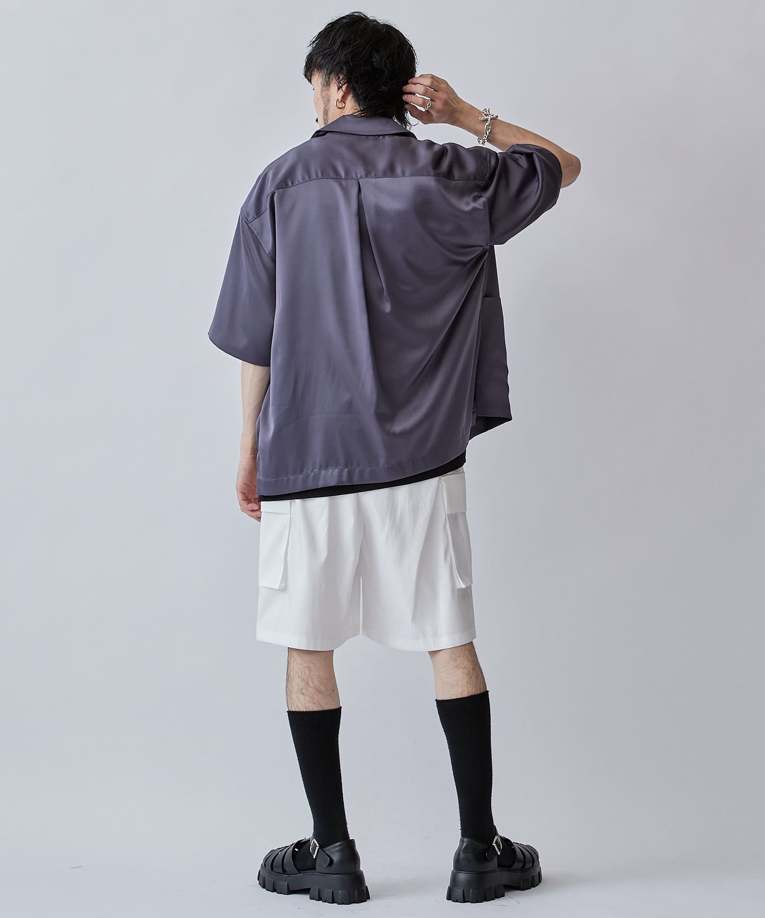 Neucon / ニューコン】23SS サイドポケットオープンカラーシャツ ...