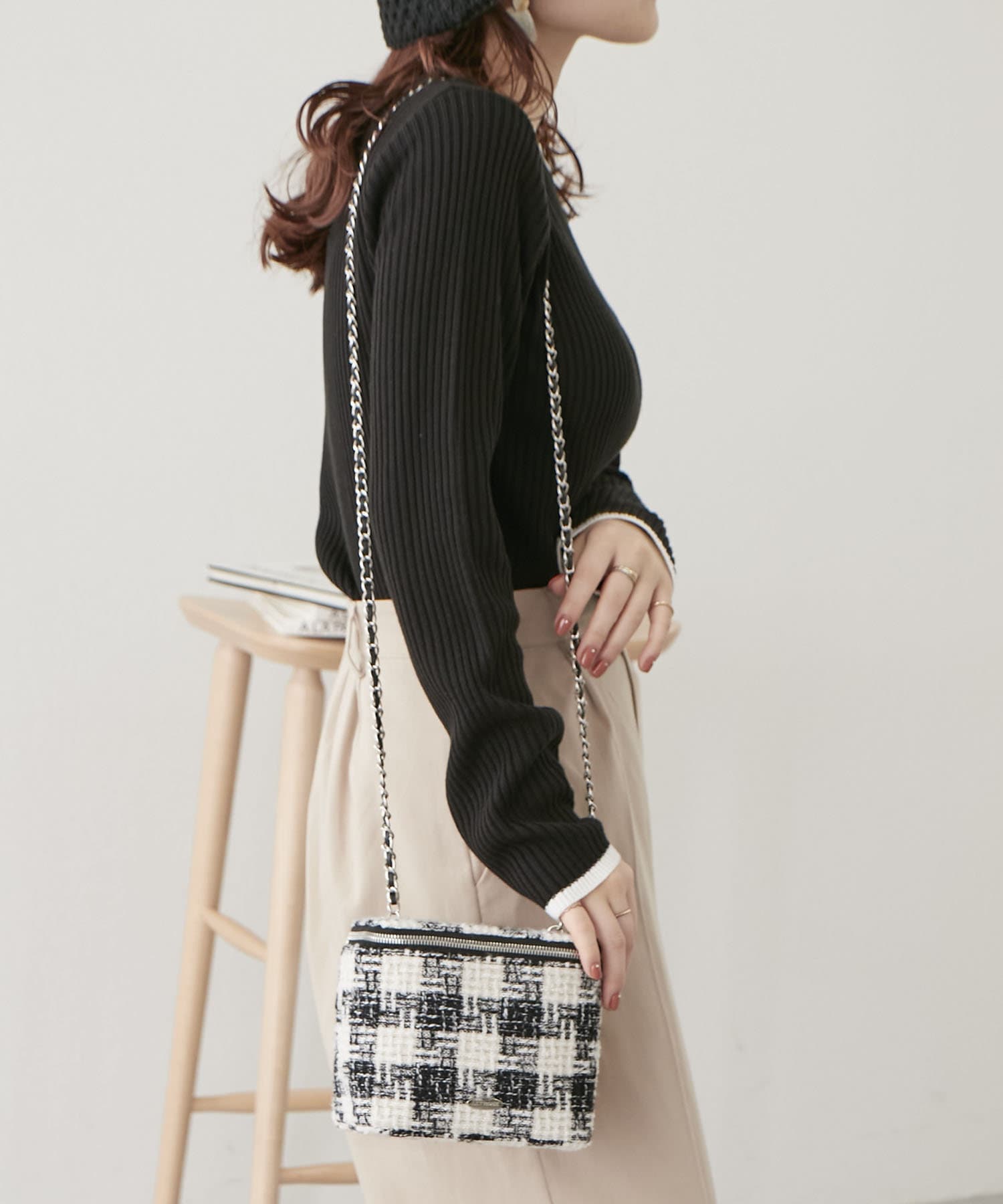 ツイードミニショルダーバッグ》 | NICE CLAUP / OLIVE des OLIVE