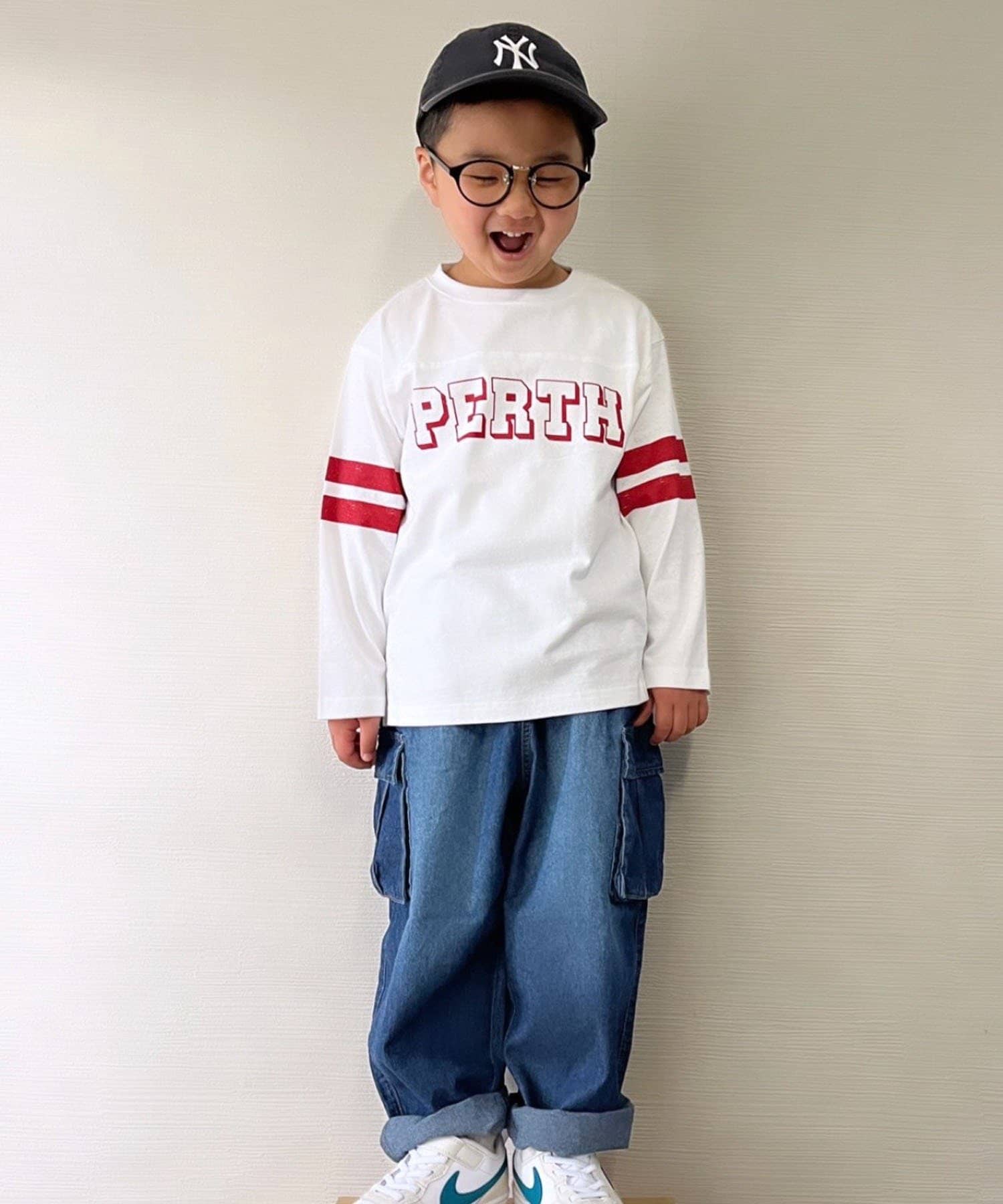 KIDS】USAコットンカレッジロンTee | CIAOPANIC TYPY(チャオパニック