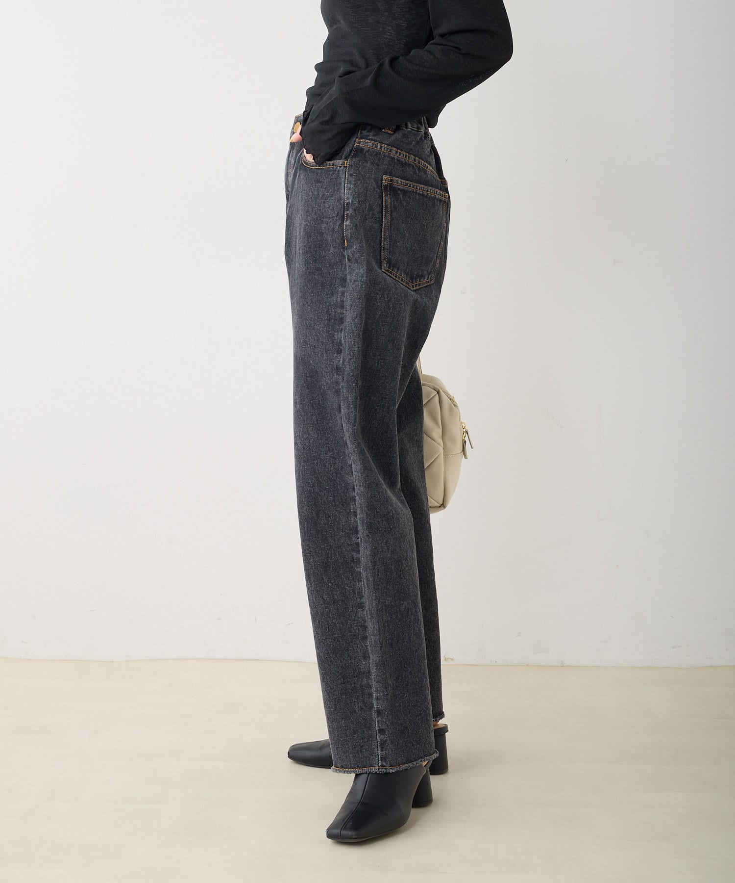 国産低価clesste SELVEDGE DENIM STRAIGHT PANTS パンツ