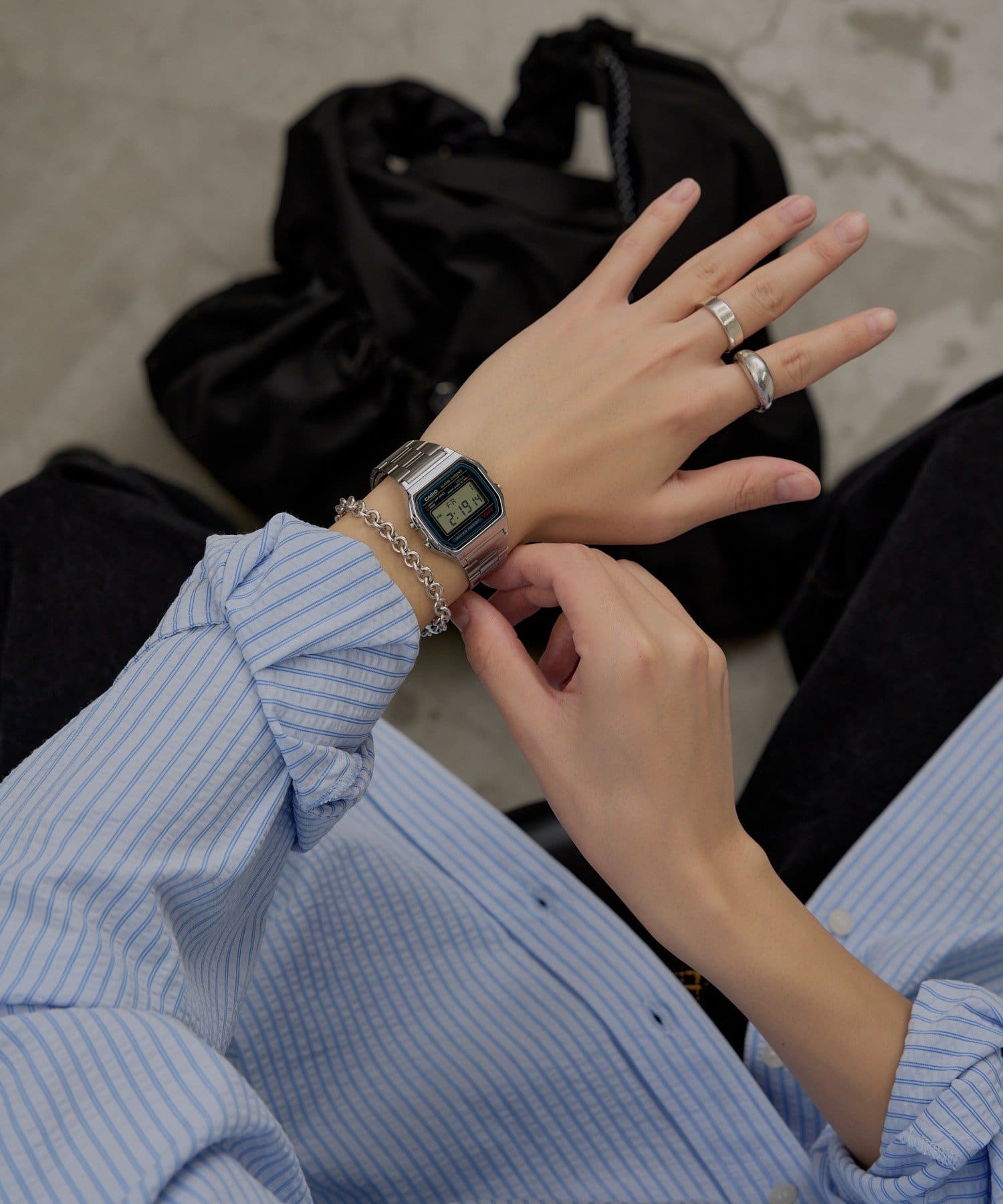 Kastane(カスタネ) 【CASIO】A158WA-1JH