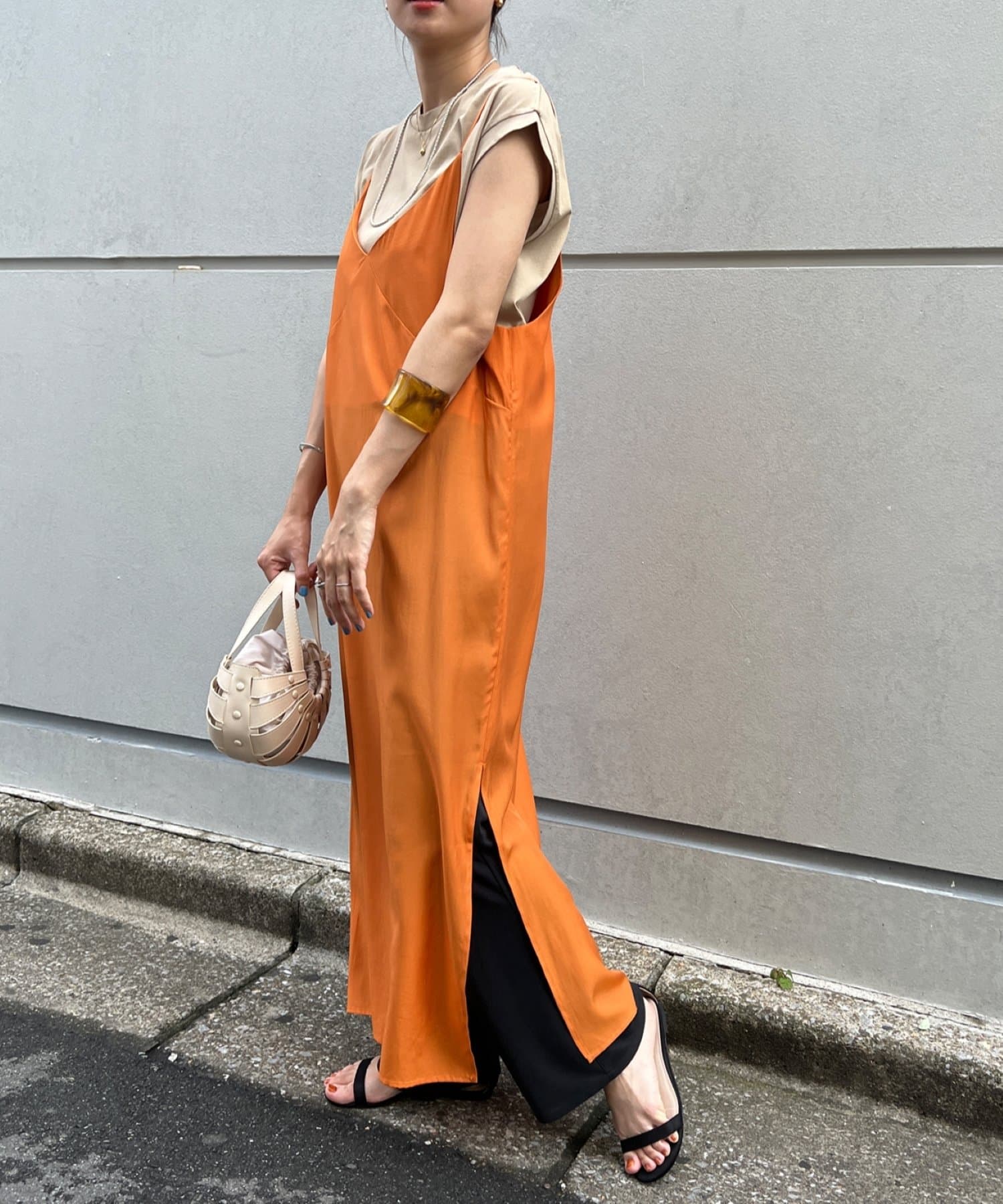 SHENERY】レイヤードタイトキャミワンピース | OUTLET(アウトレット