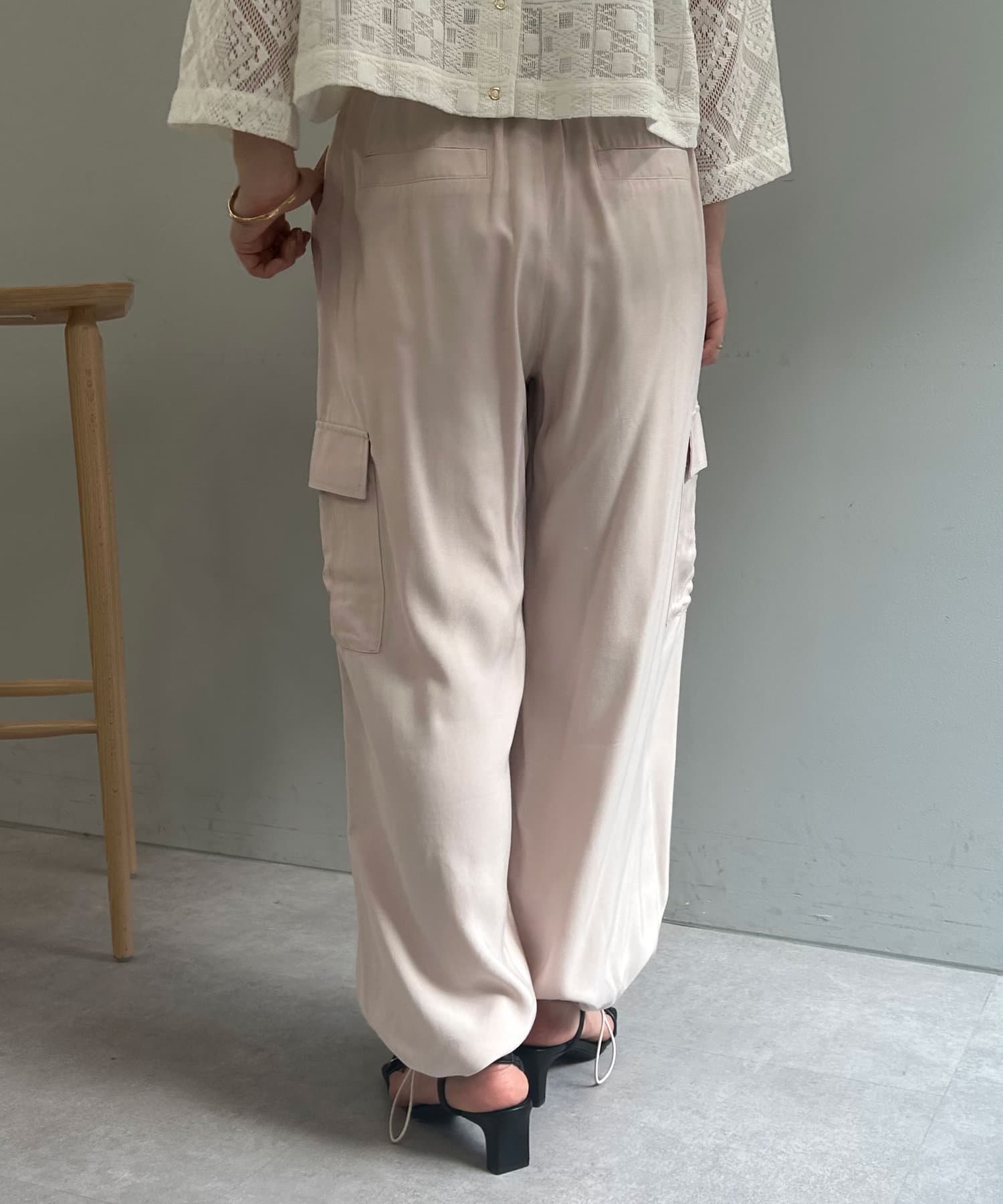 Jena　espace merveilleux(ジェナ　エスパスメルヴェイユ) 【トレンドアイテム】パラシュートルーズパンツ