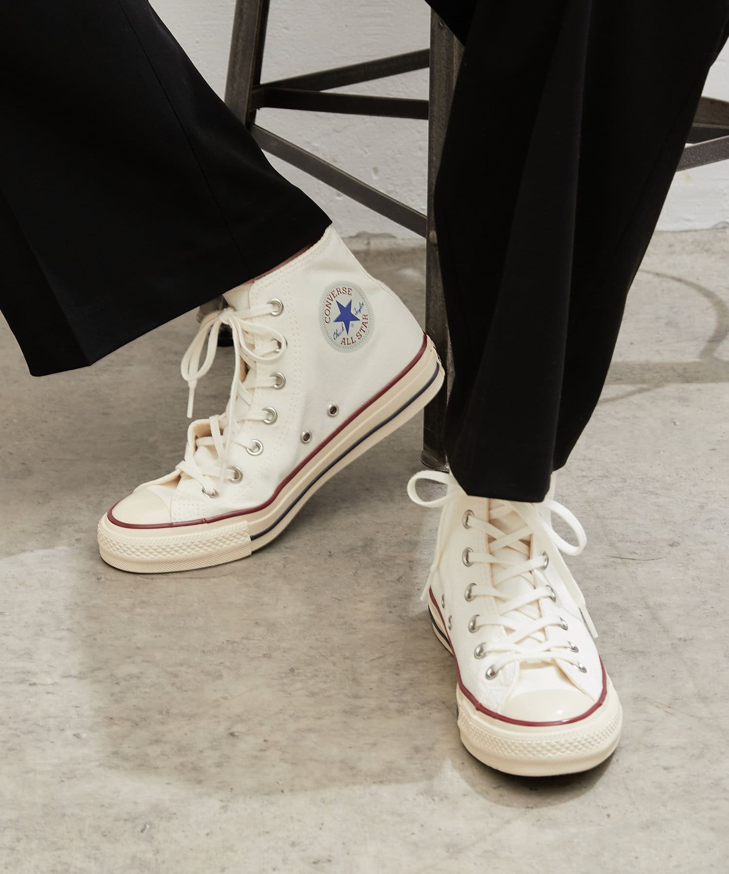 CONVERSE】ALL STAR US ハイカットスニーカー/WHITE | GALLARDAGALANTE