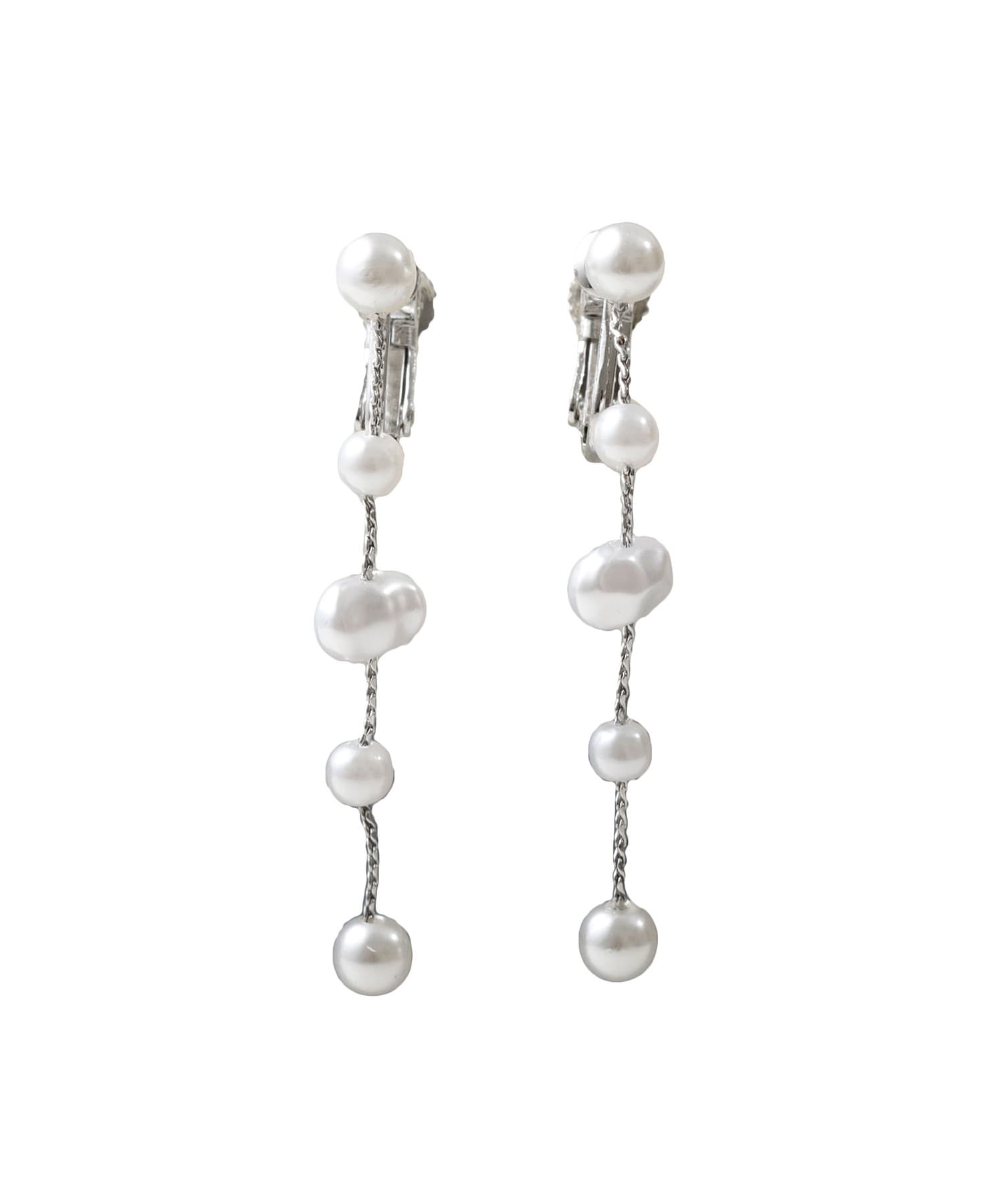 Lattice(ラティス) イヤリング＿パール