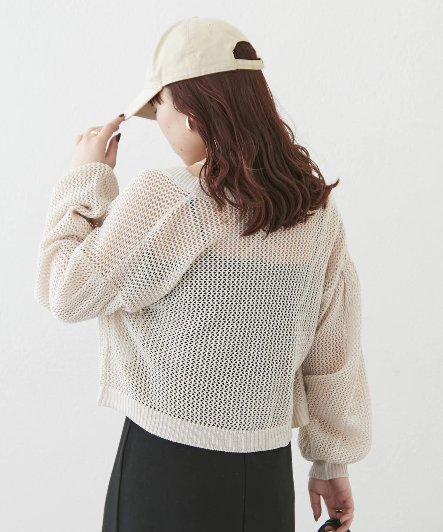 メッシュカーディガン | NICE CLAUP / OLIVE des OLIVE OUTLET(ナイ