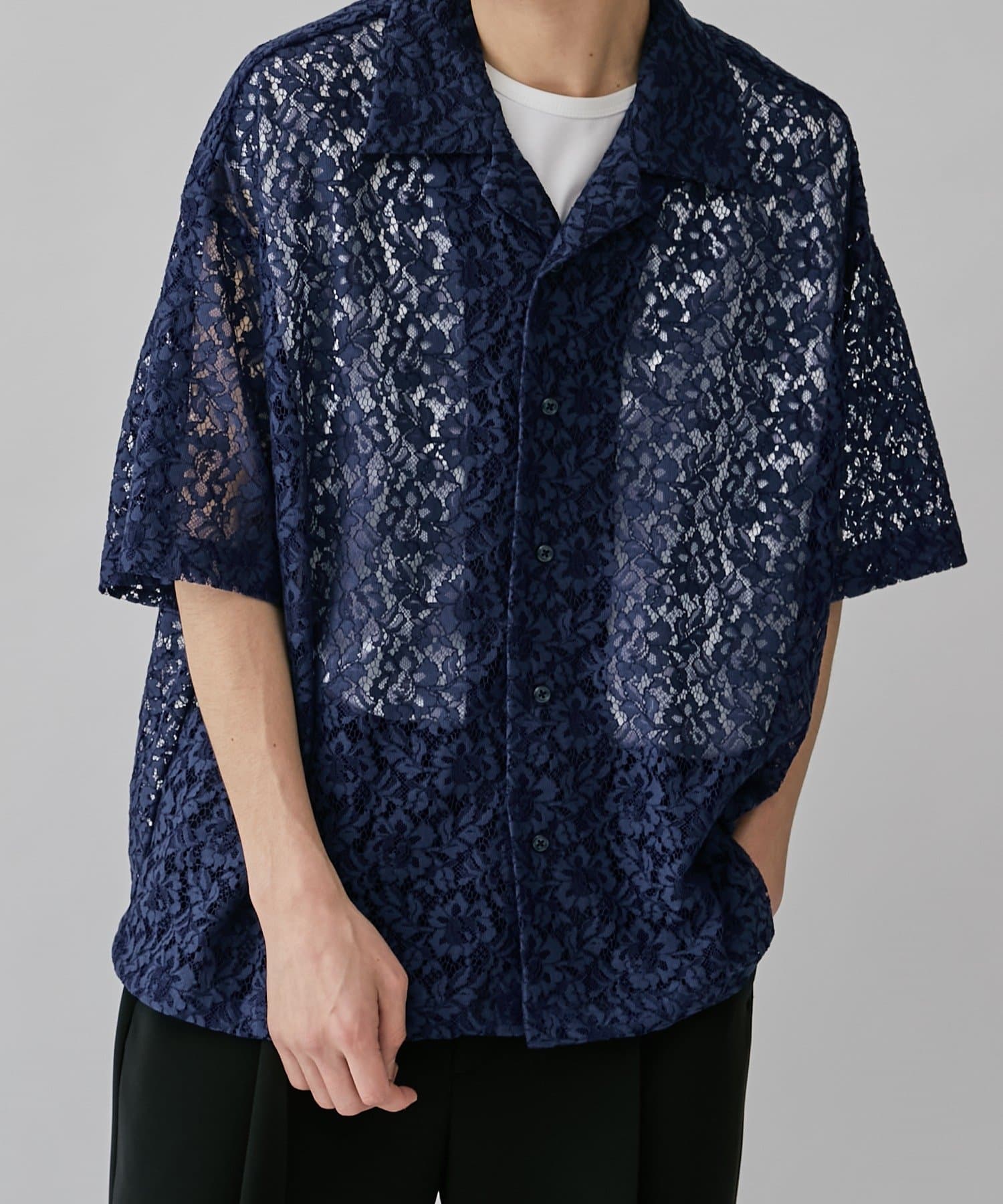 New arrival】﹣ フラワーレースシャツ﹣ - Lui