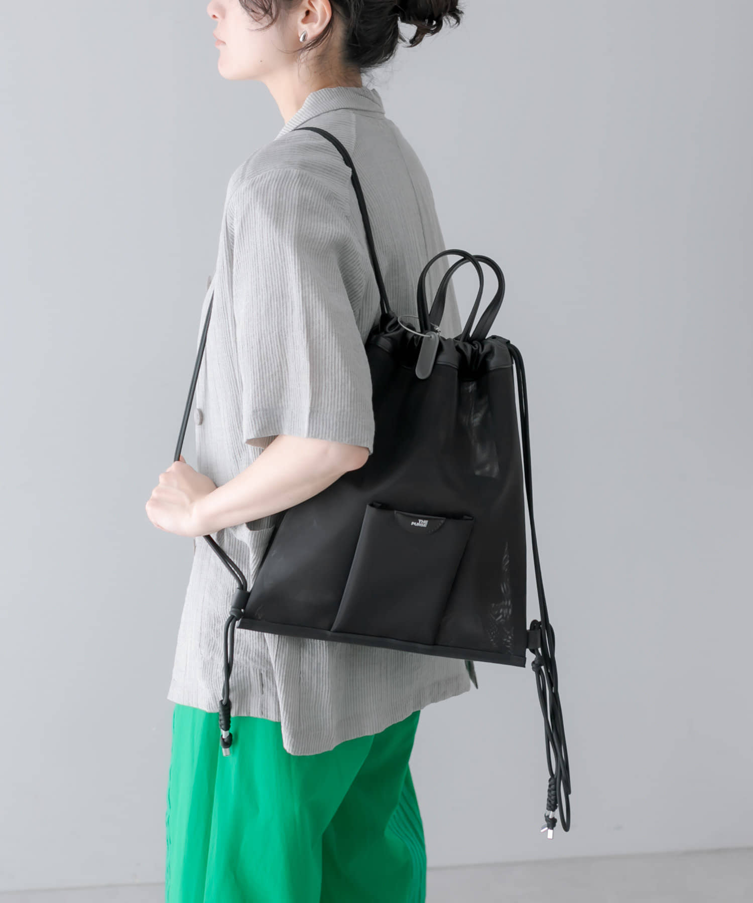 THE PURSE】TULLE KNAPSACK ナップサック | ear PAPILLONNER(イア 