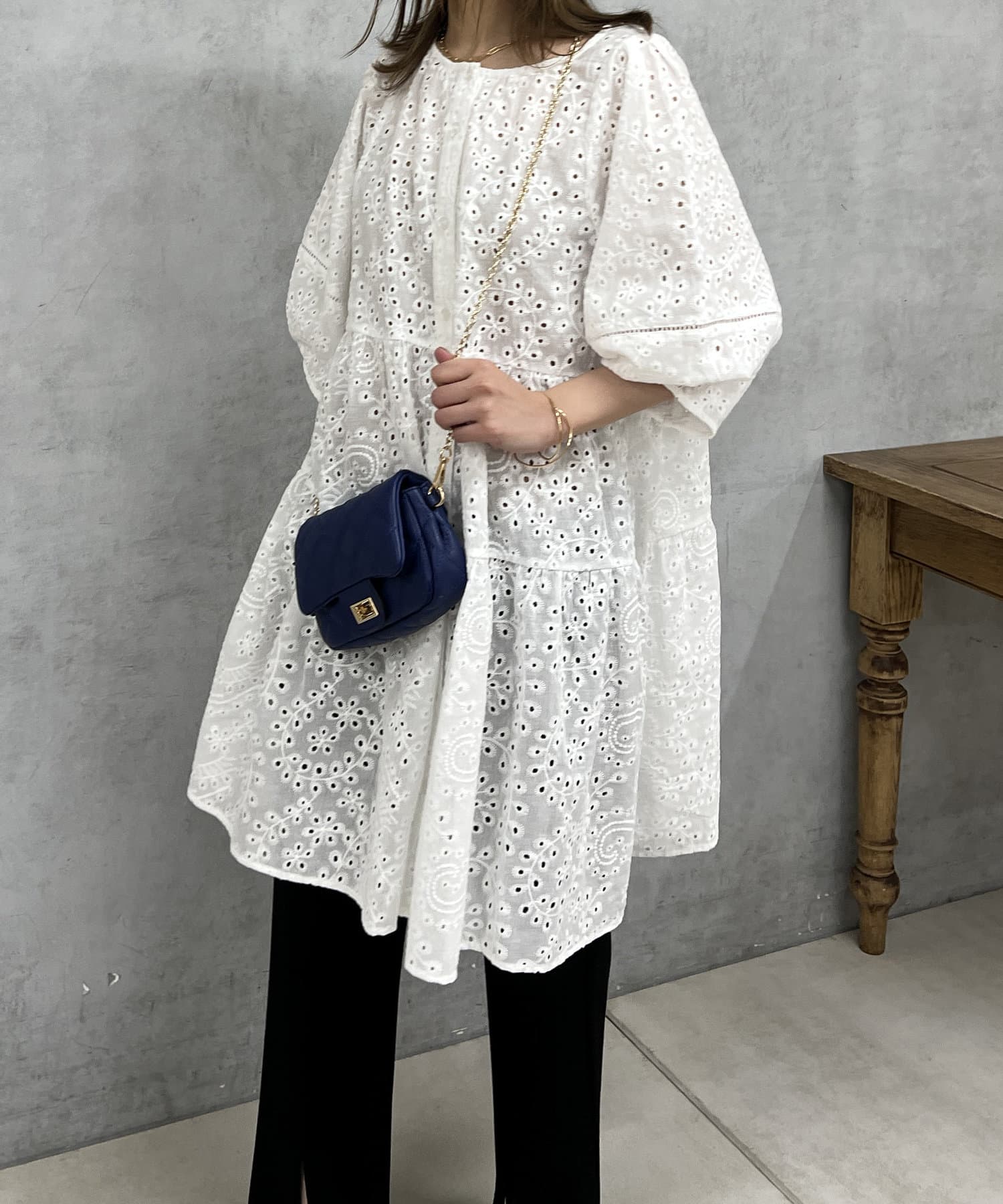 un dix cors(アンディコール) 《予約》前後2WAYティアードブラウス