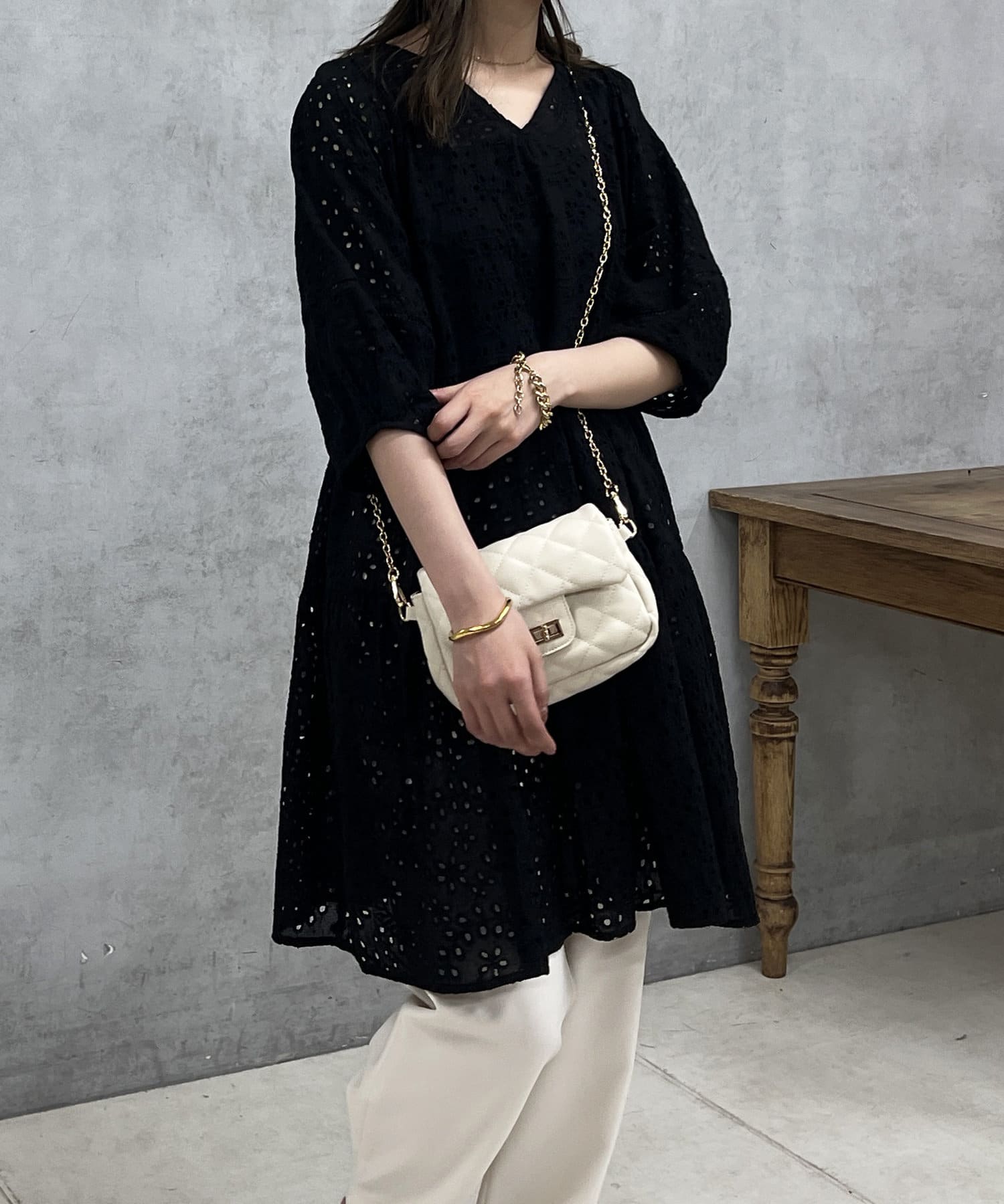 un dix cors(アンディコール) 《予約》前後2WAYティアードブラウス