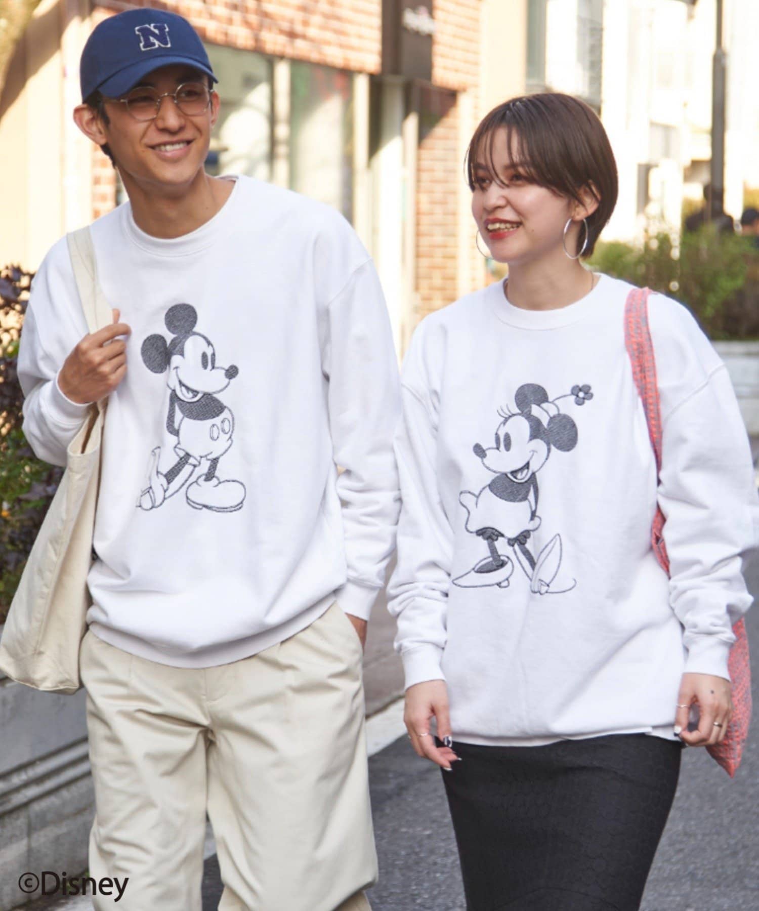 セット‼️【90s Disney】ミッキー ミニー 刺繍 スウェット ディズニー