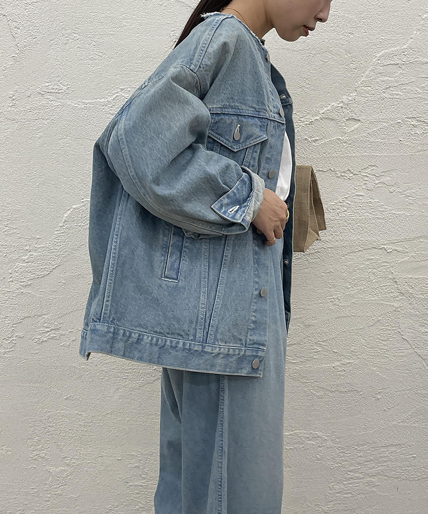 激安大特価！】 AOZORA NO go slow PATIENCE 高品質 DENIM JACKETノー