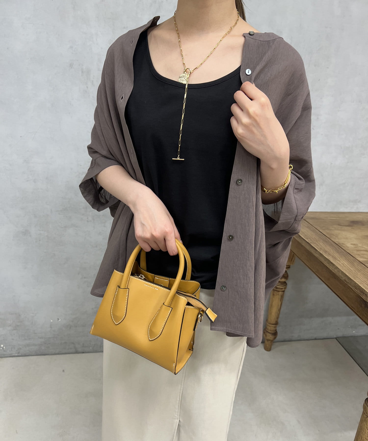 un dix cors(アンディコール) スムースタンクトップ