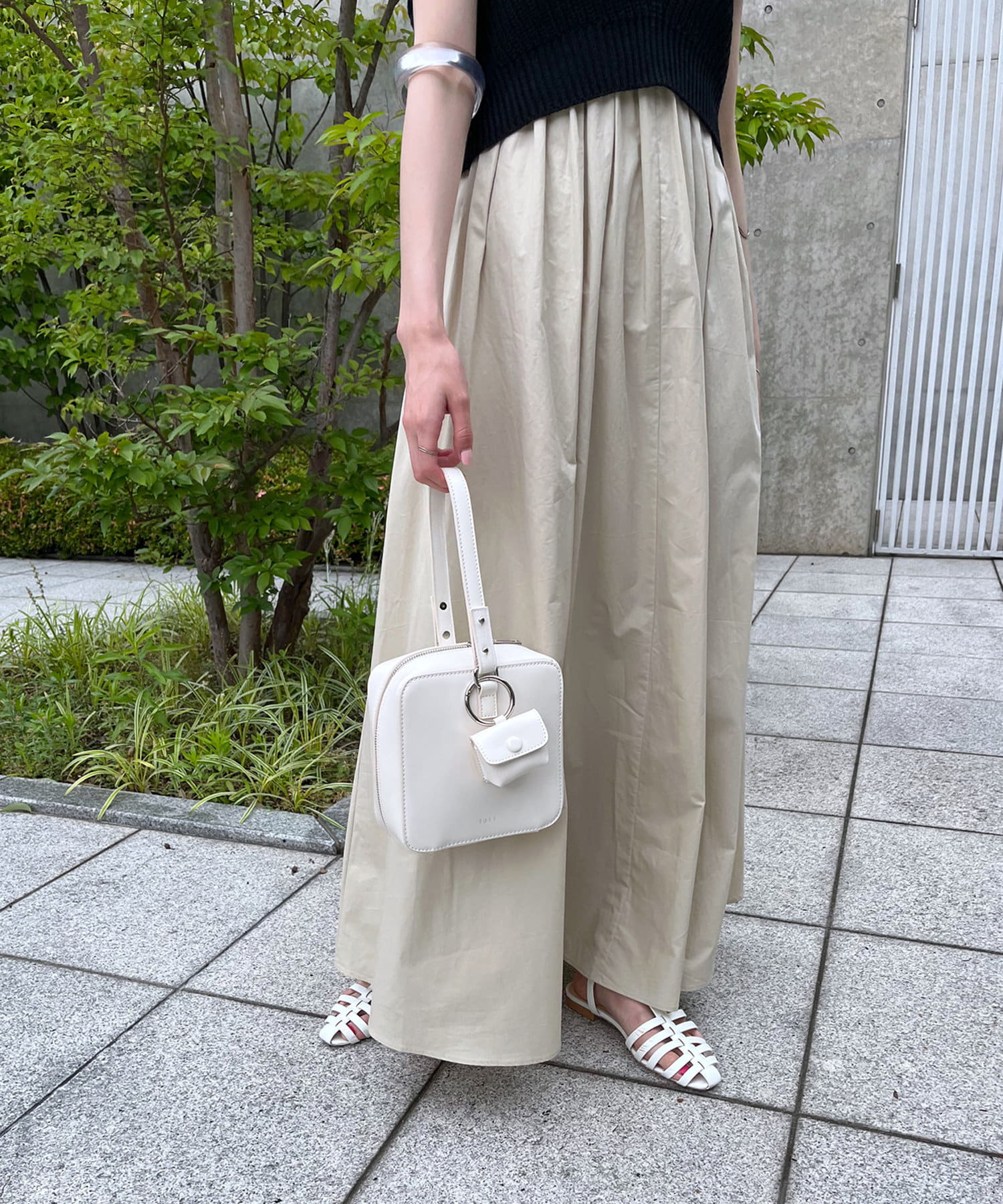 OUTLET(アウトレット) 【mystic】ニットベストアメスリワンピースSET