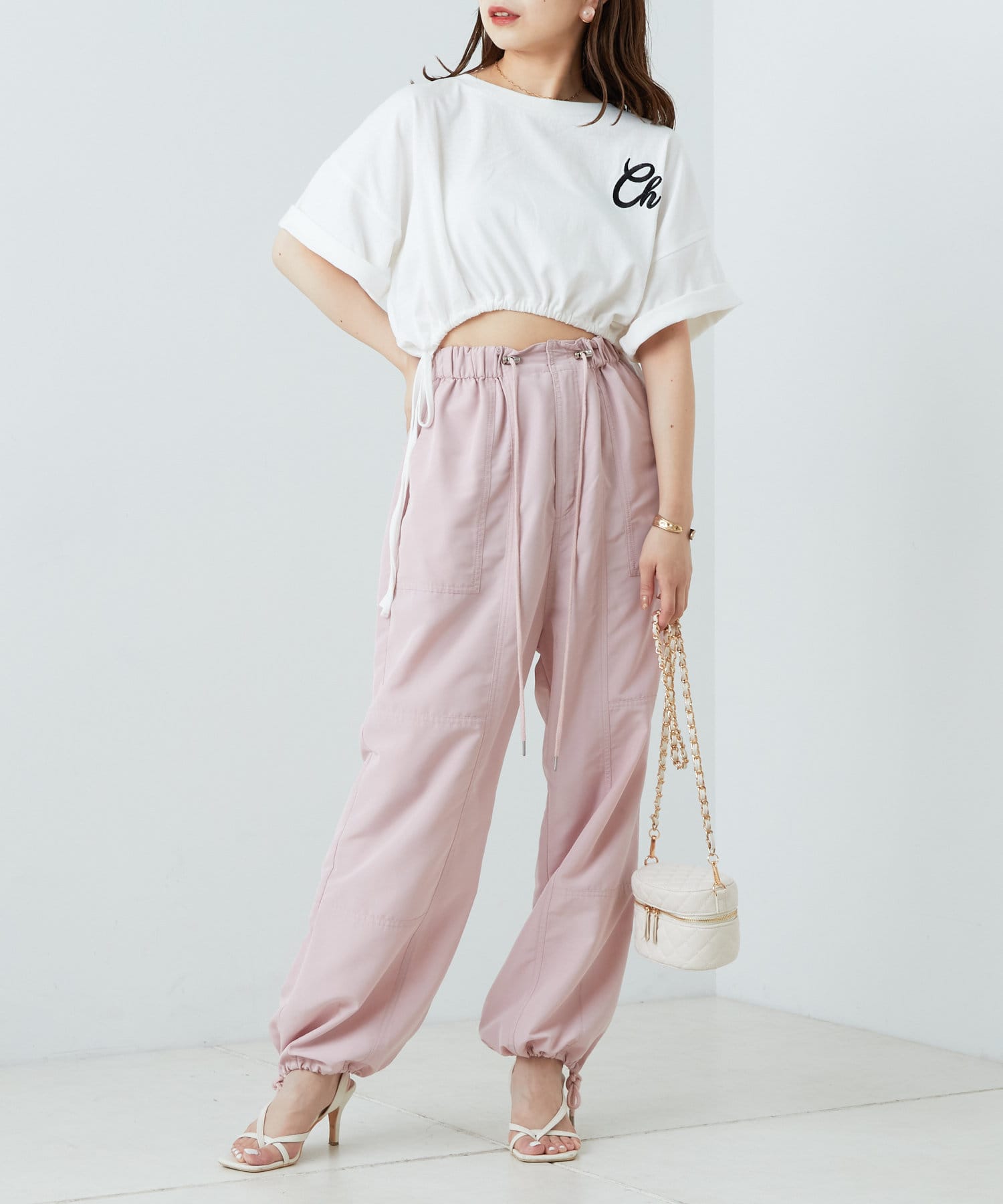 CLOSET 売れ筋商品|||クローゼット Tシャツ トップス レディース Tops Pink Tシャツ半袖 オーバーサイズ ＃キャラクターTシャツ[品番