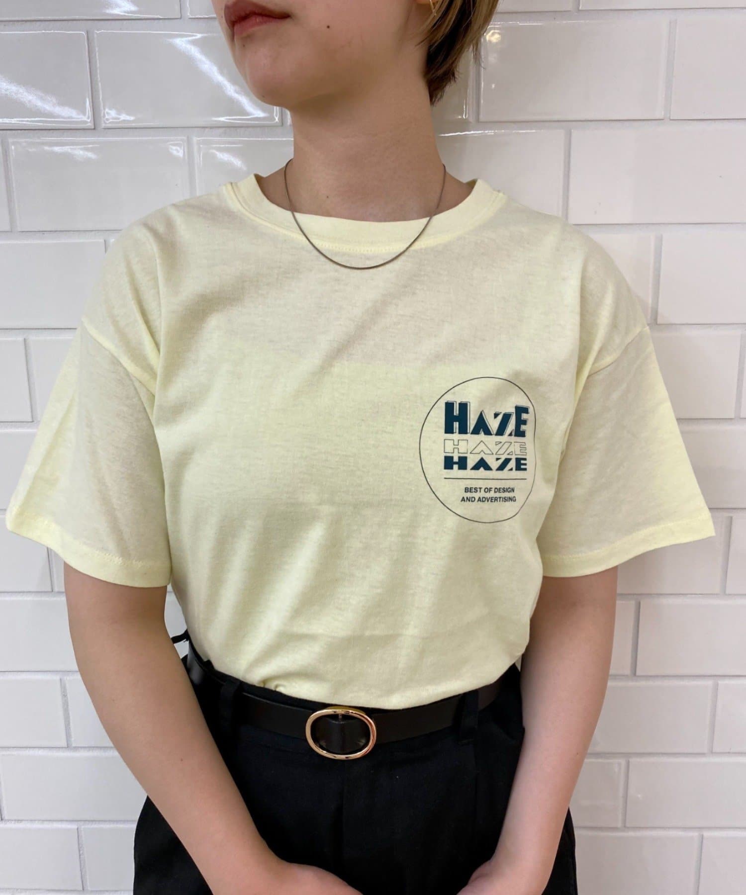 OUTLET(アウトレット) 【Ciaopanic】両面デザインプリント、HAZE Tee