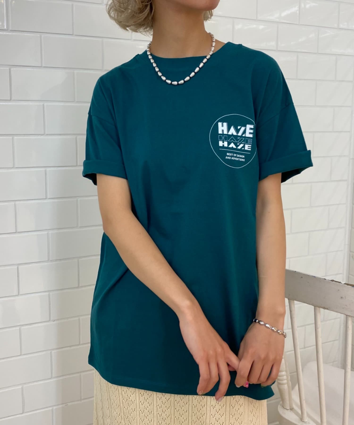 OUTLET(アウトレット) 【Ciaopanic】両面デザインプリント、HAZE Tee