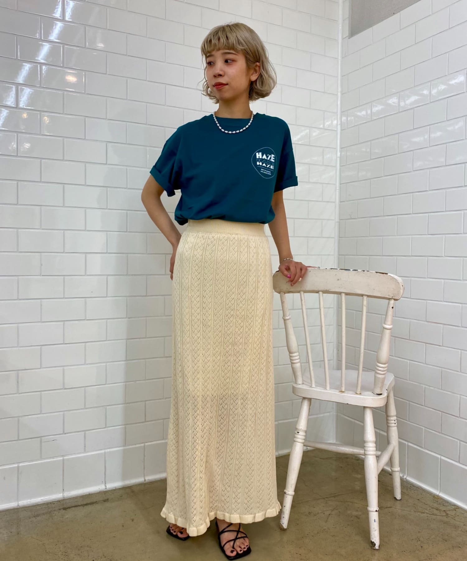 OUTLET(アウトレット) 【Ciaopanic】両面デザインプリント、HAZE Tee