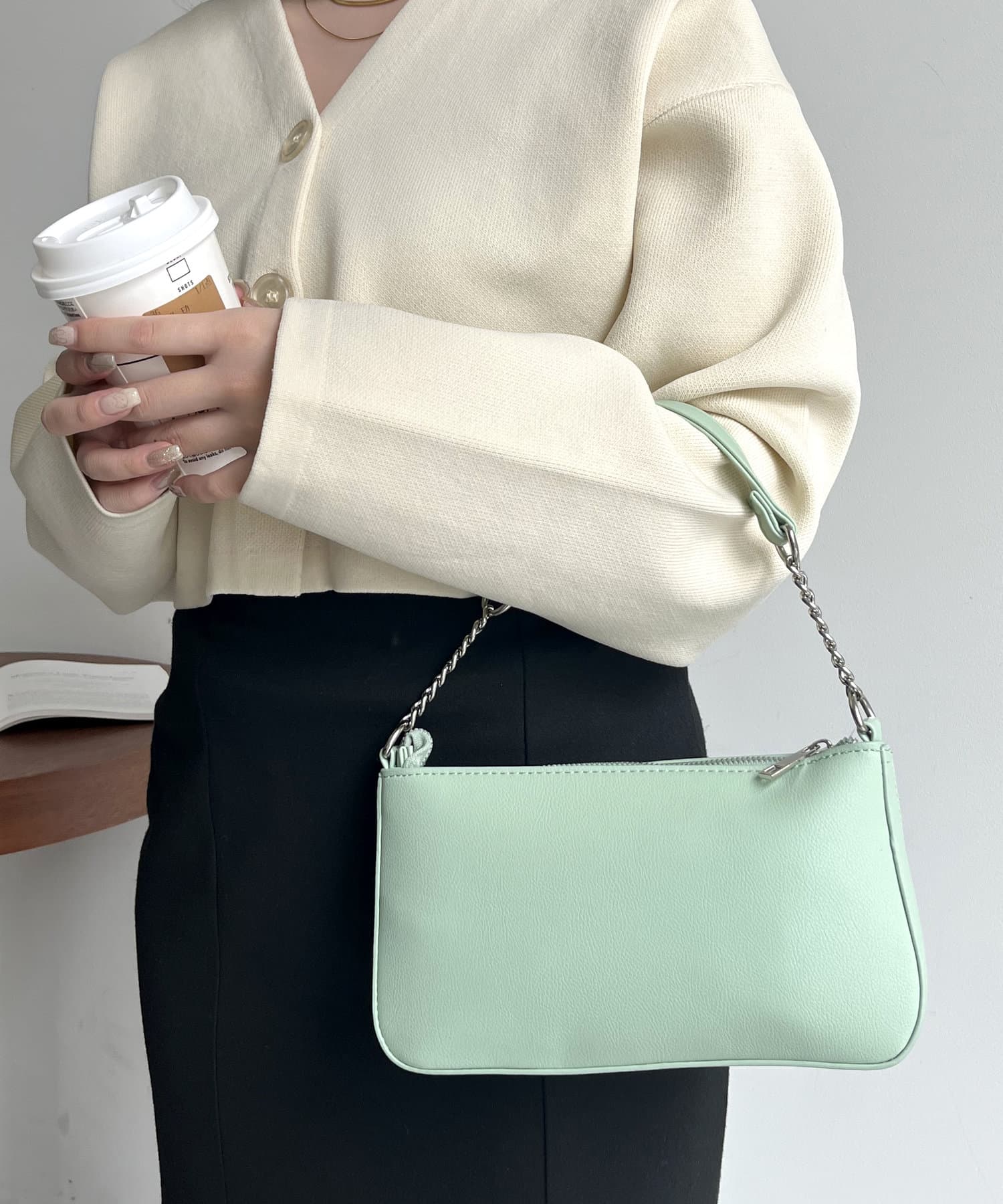 prose verse(プロズヴェール) チェーン2wayショルダーバッグ