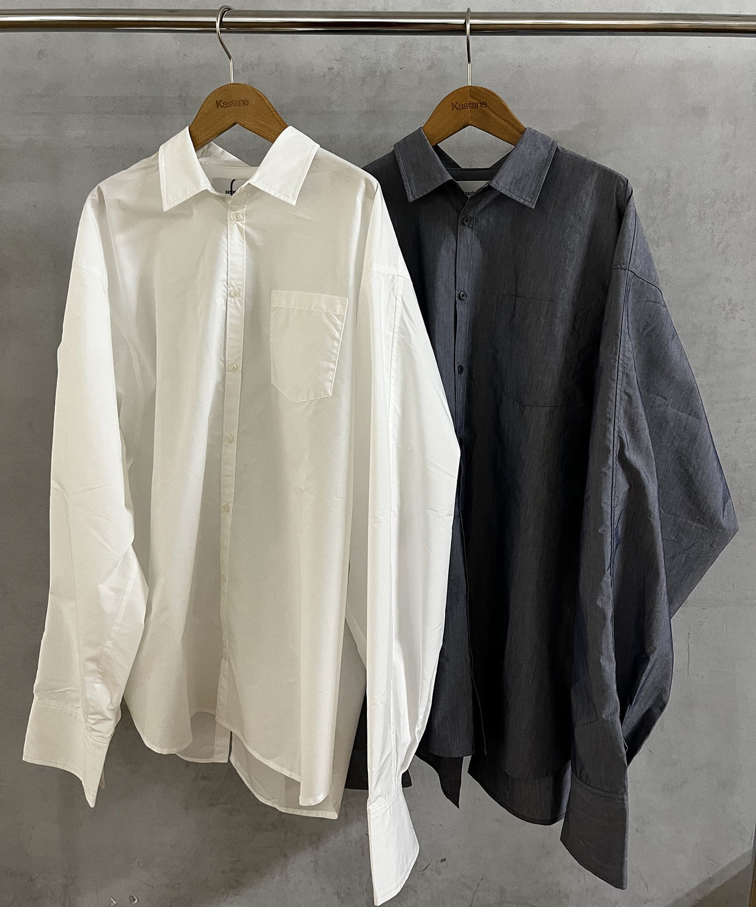 Pasterip(パセリ) Design big shirt